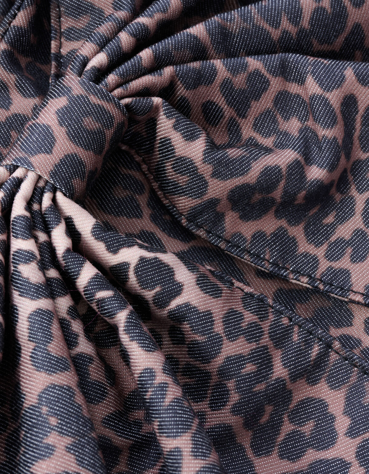 Leopard Strik Tas bruin SHOEBY ACCESSOIRES