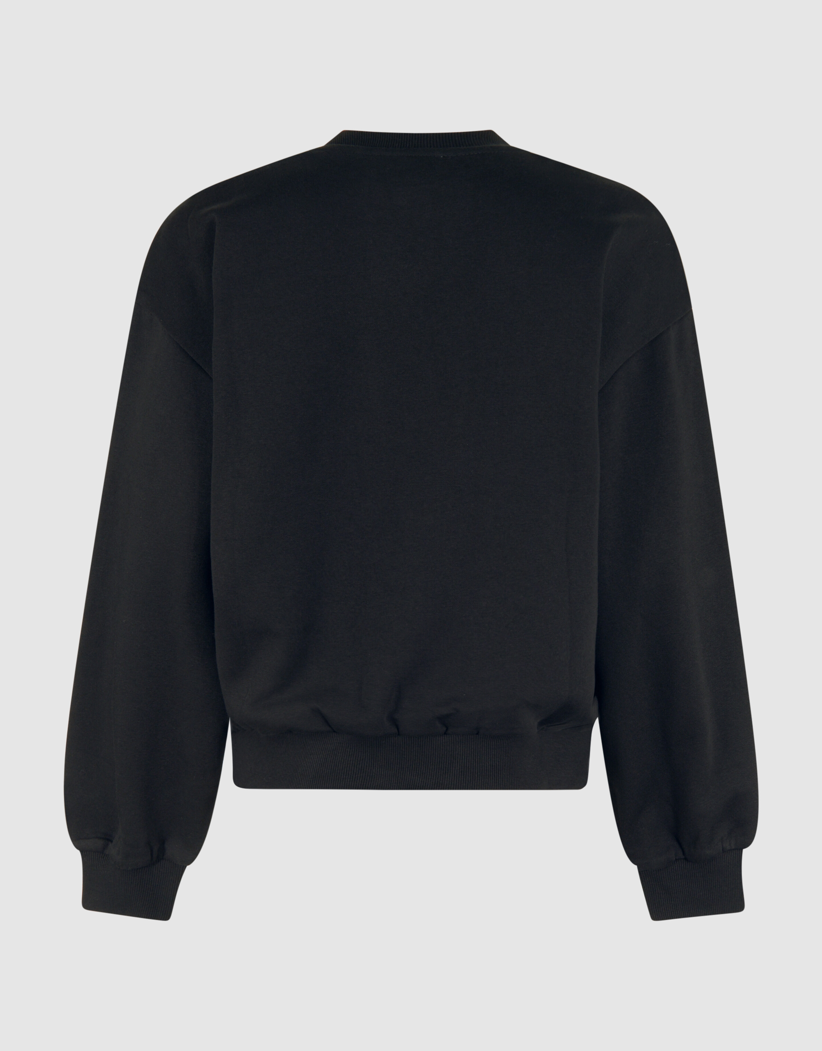 Denim Patch Sweater Zwart SHOEBY WOMEN