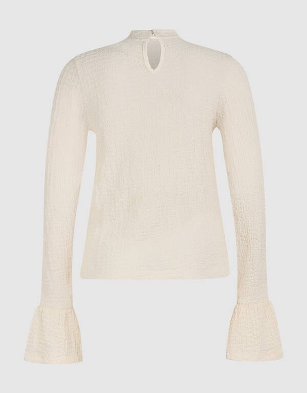 Structuur Top Gebroken Wit SHOEBY WOMEN