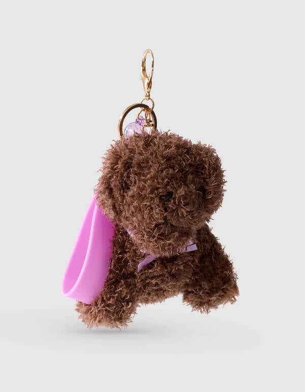 Dog Sleutelhanger Donkerbruin SHOEBY ACCESSOIRES