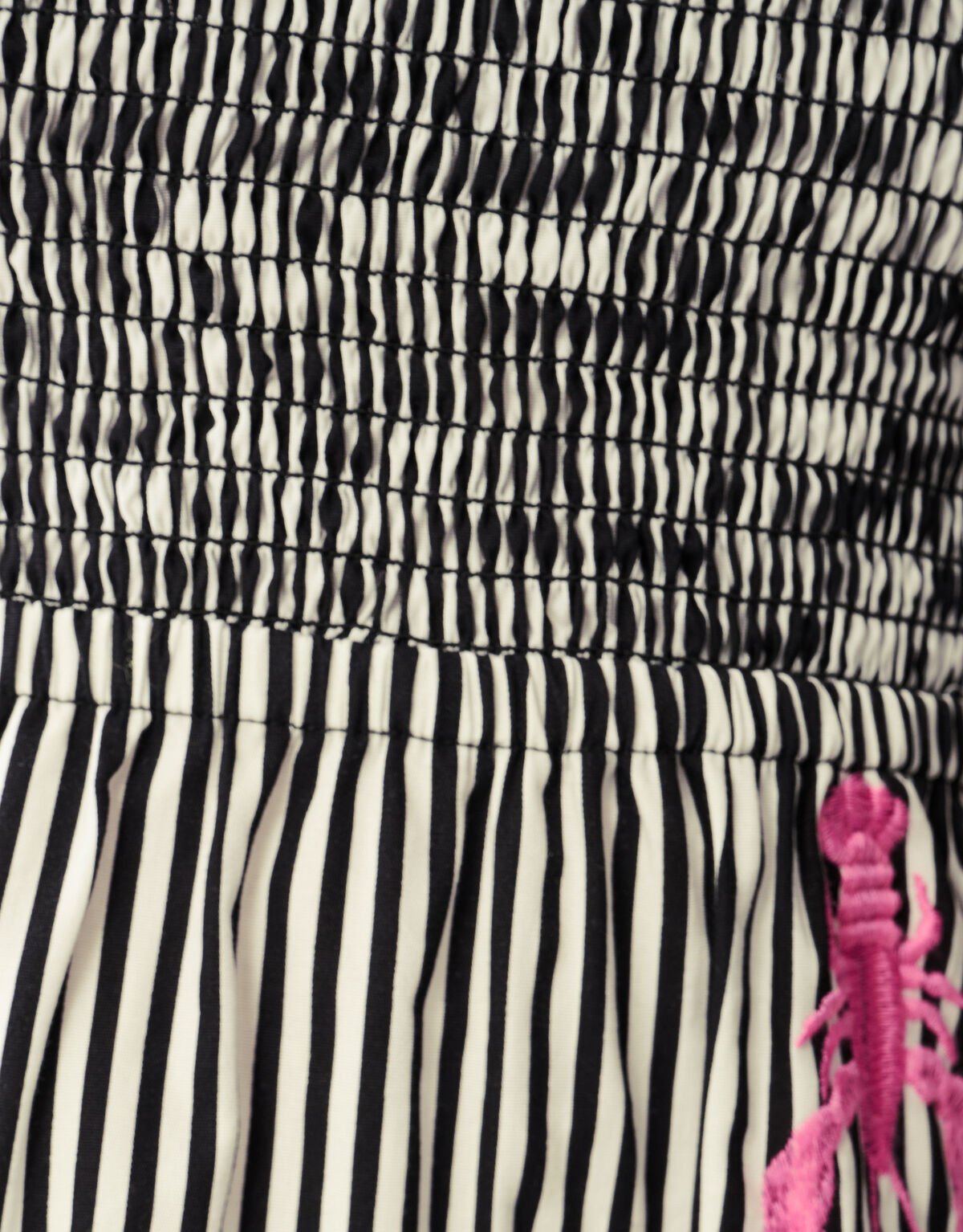 Striped Kreeften Jurk Zwart SHOEBY GIRLS