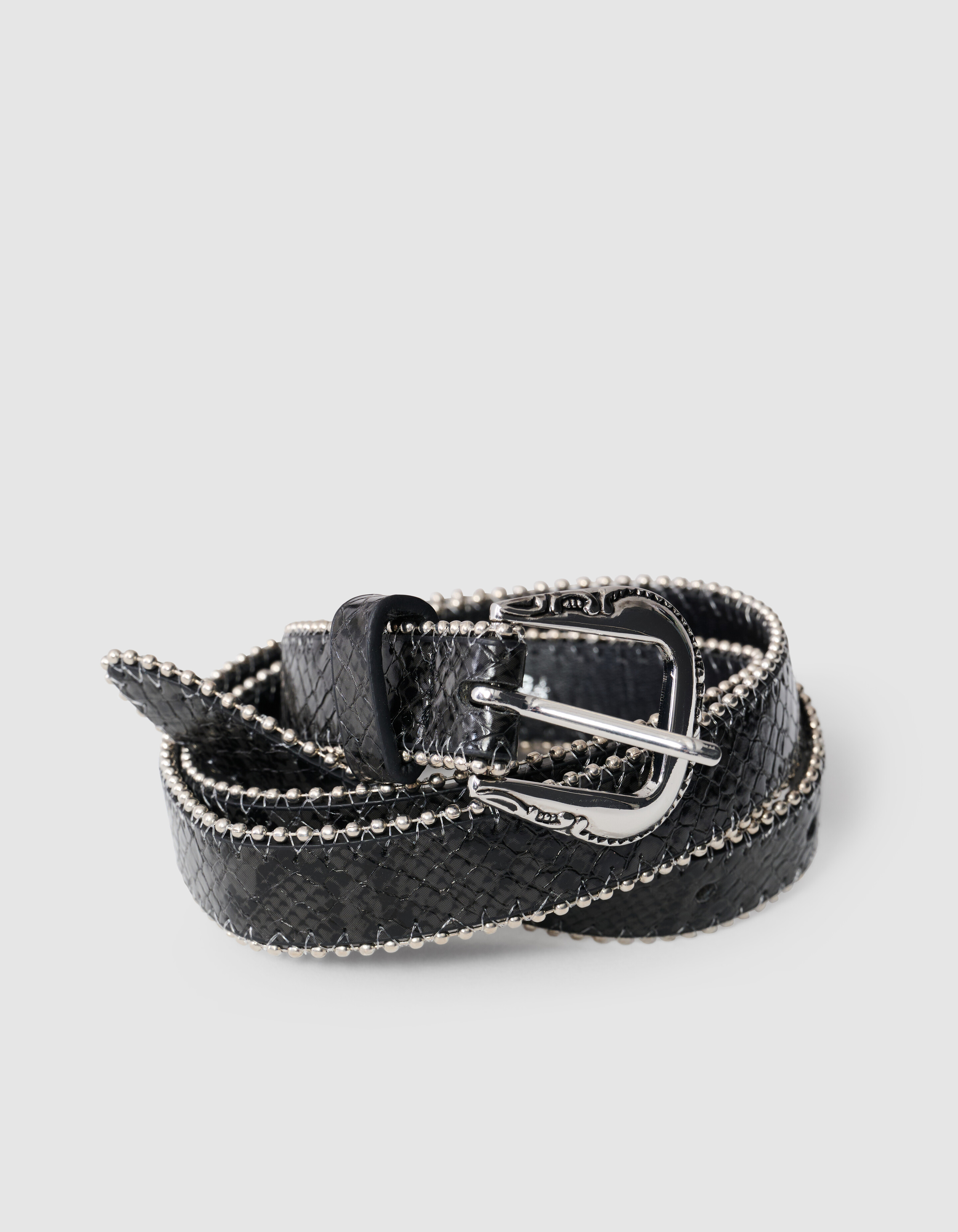 Croco Riem Donkergrijs SHOEBY ACCESSOIRES