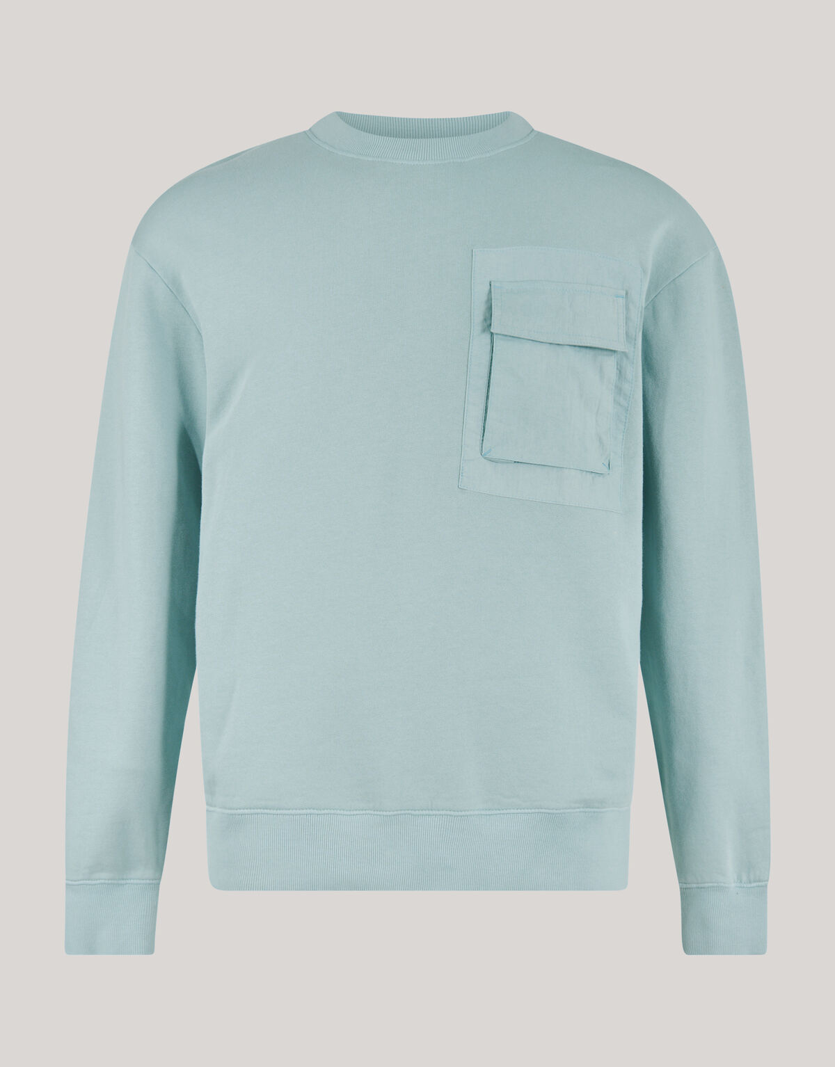 Pocket Sweater Lichtgroen SHOEBY MEN
