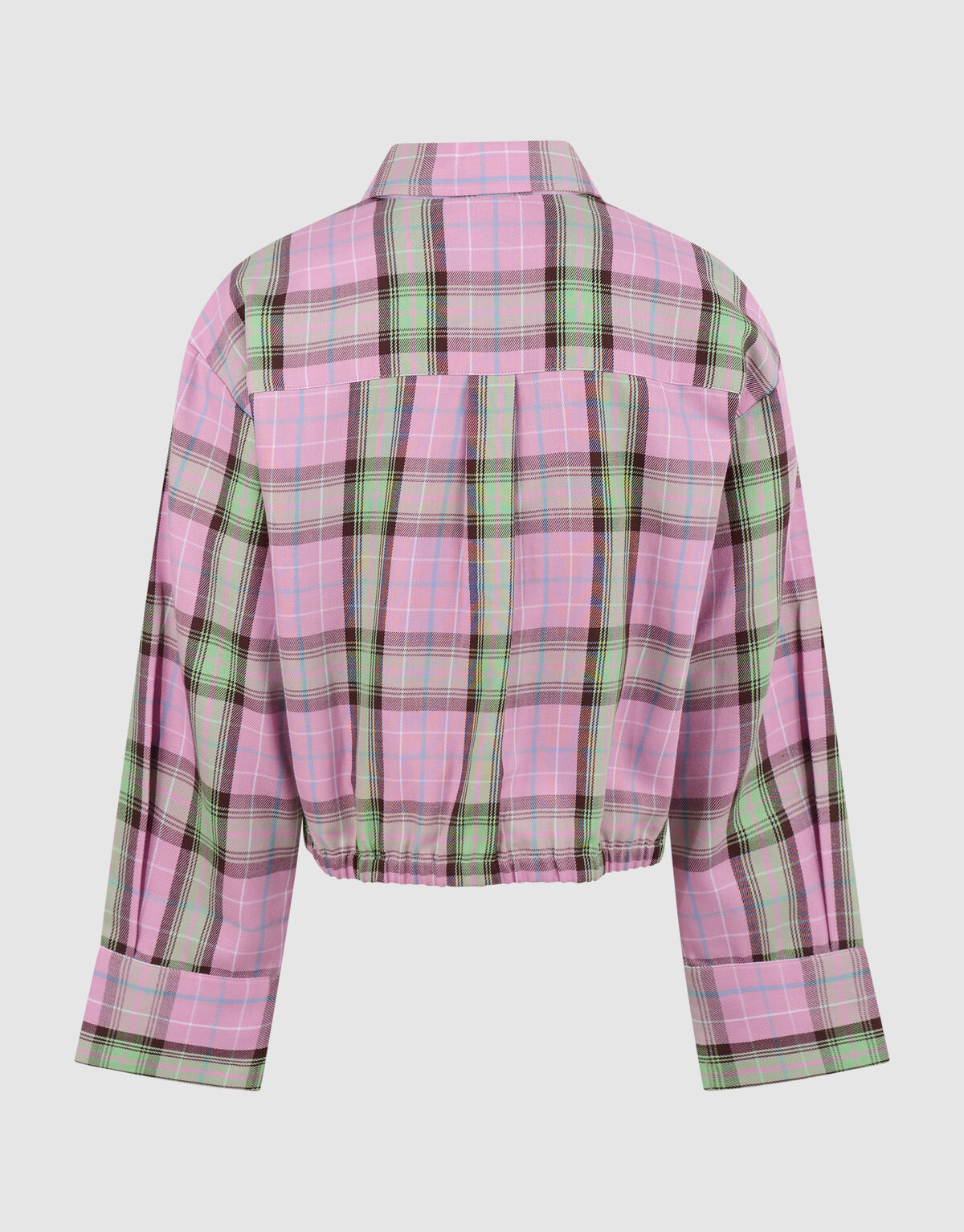Cropped Ruiten Blouse Lichtroze SHOEBY GIRLS