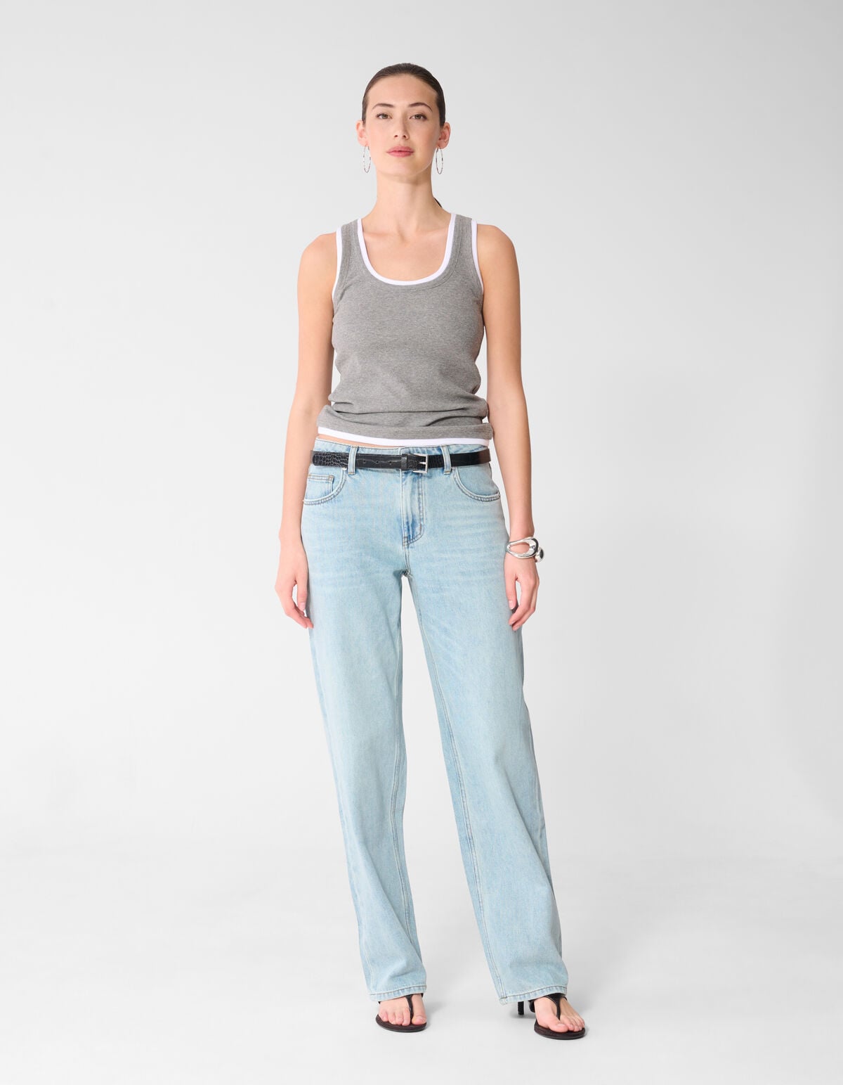 Soft Straight Fit Jeans Bleached SHOEBY WOMEN
