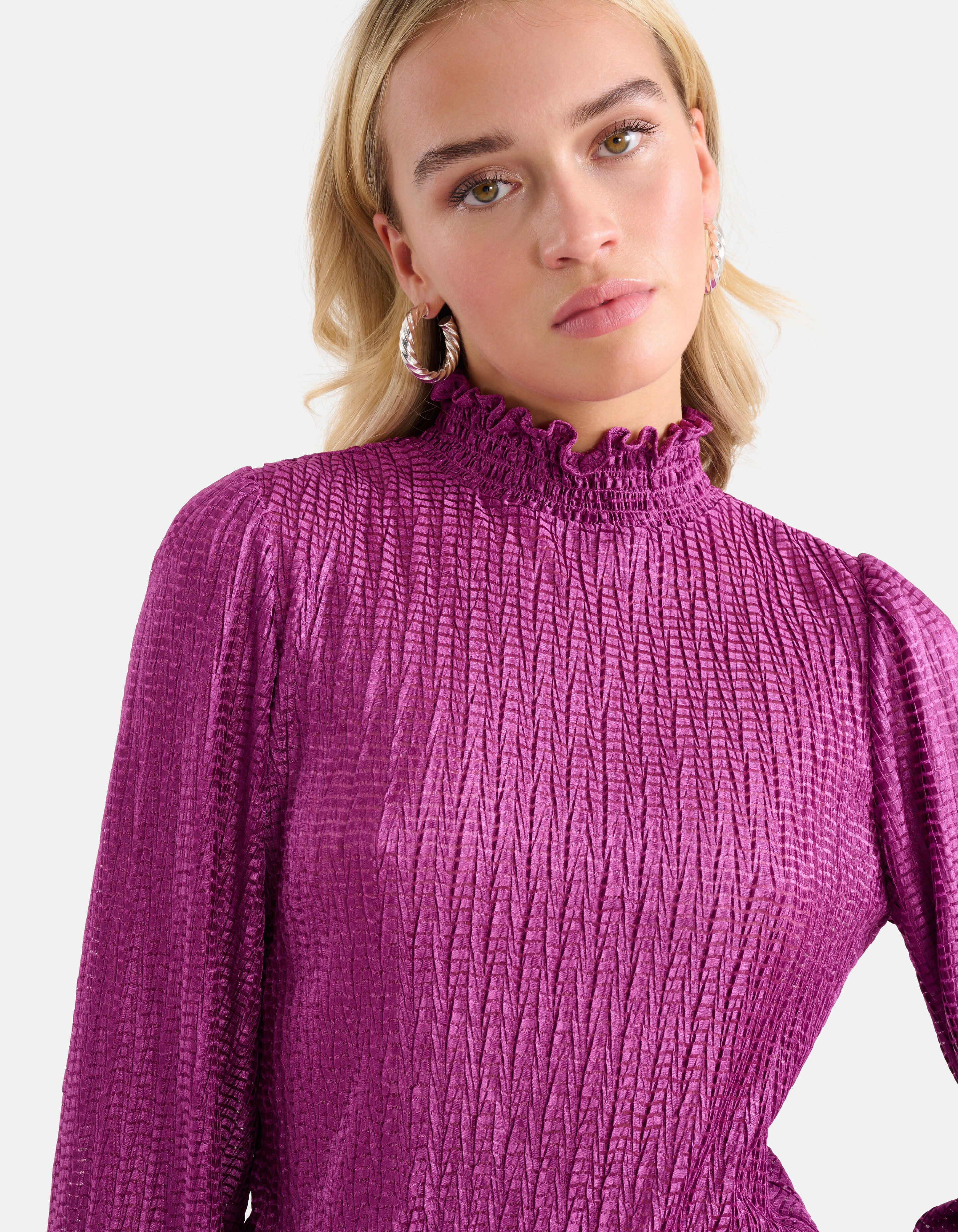 Structuur Top Paars SHOEBY WOMEN