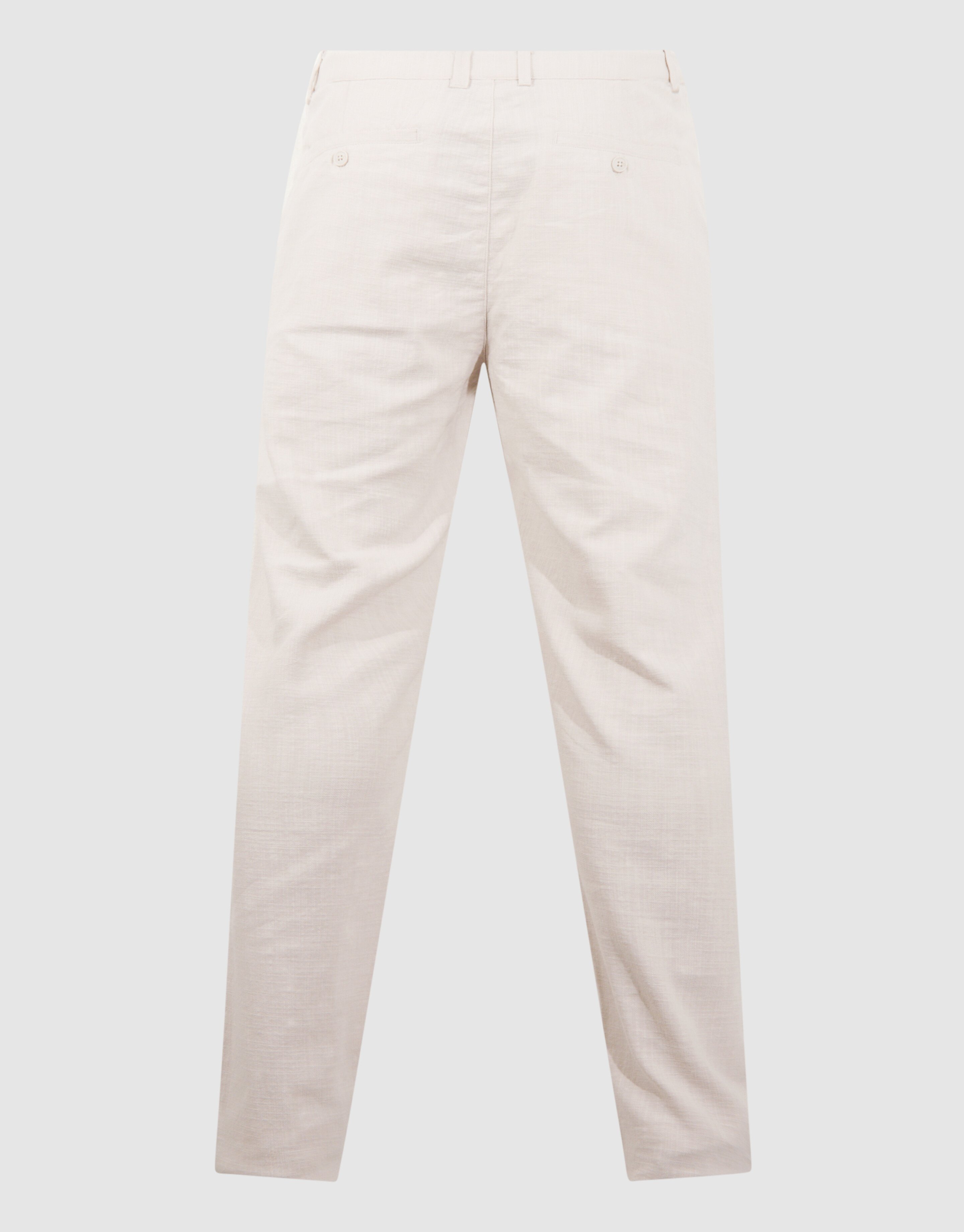 Structuur Regular Fit Broek Lichtgrijs SHOEBY MEN