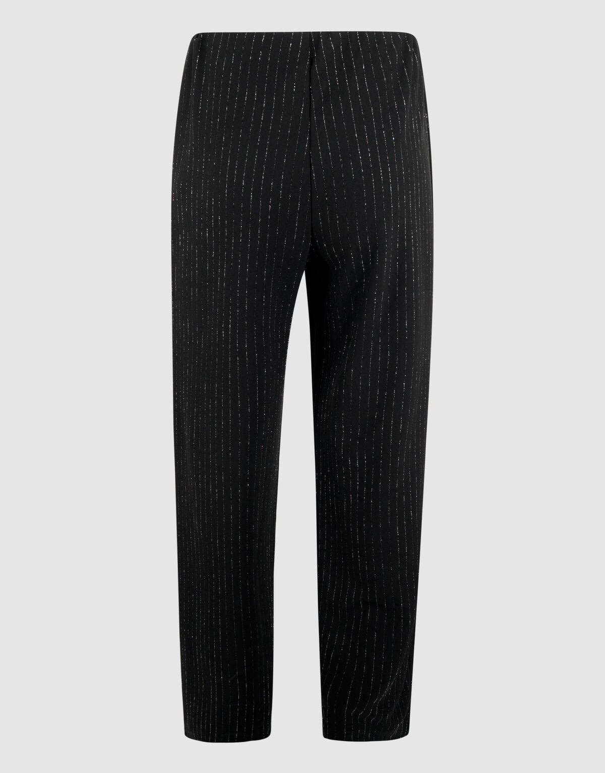 Lurex Pinstripe Wide Leg Broek Zwart SHOEBY WOMEN