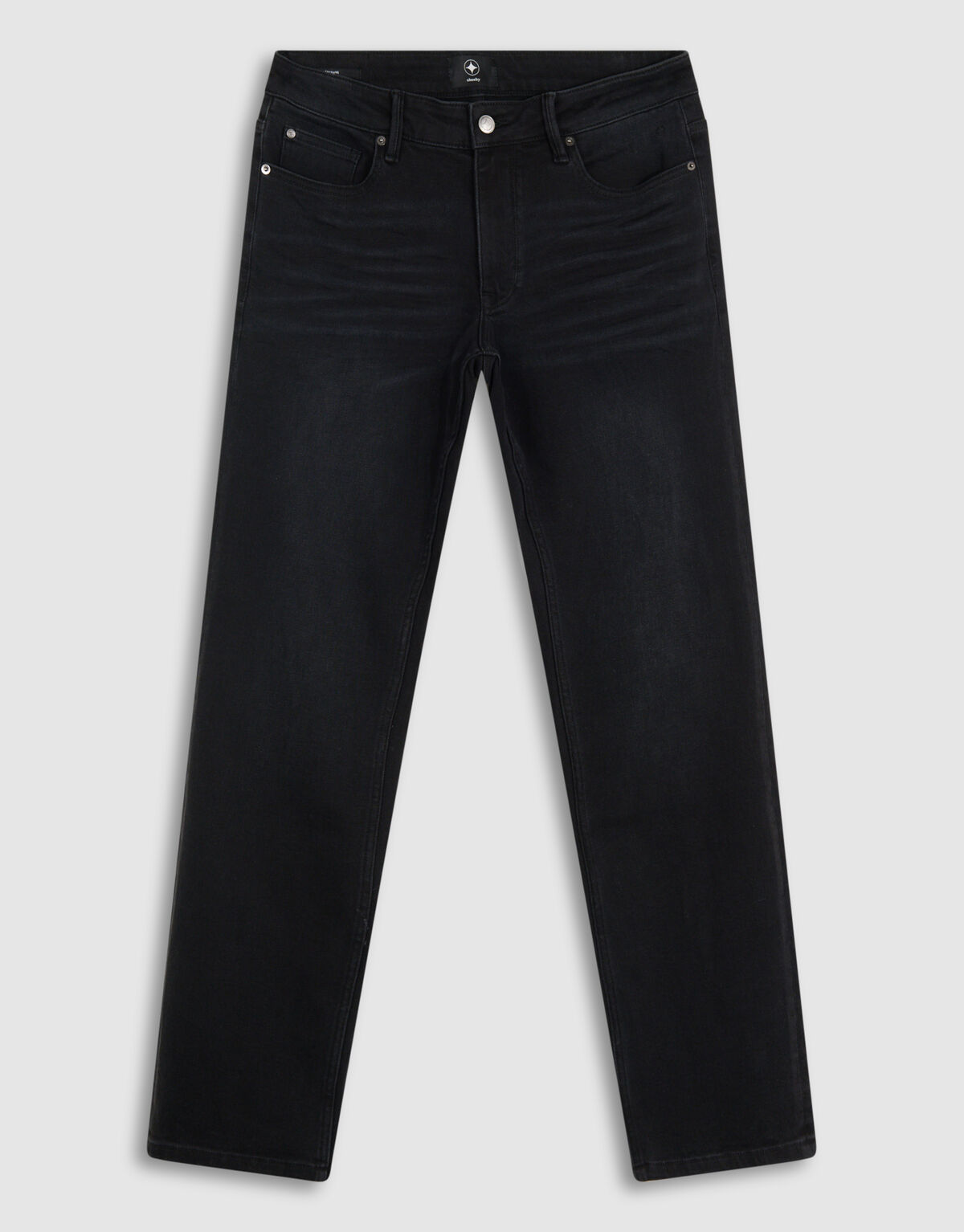 Straight Fit Jeans Donkergrijs L34 SHOEBY MEN