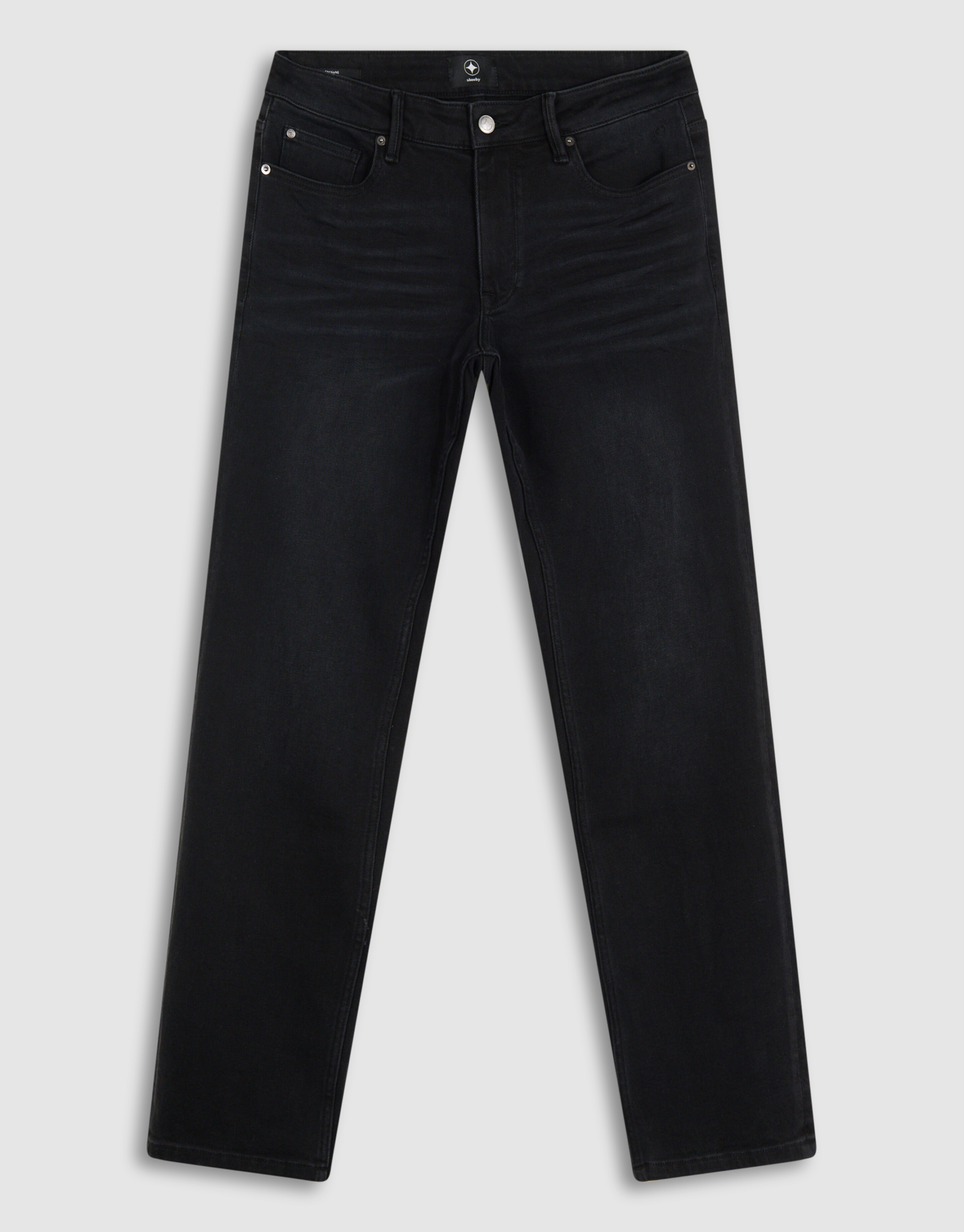 Straight Fit Jeans Donkergrijs L34 SHOEBY MEN