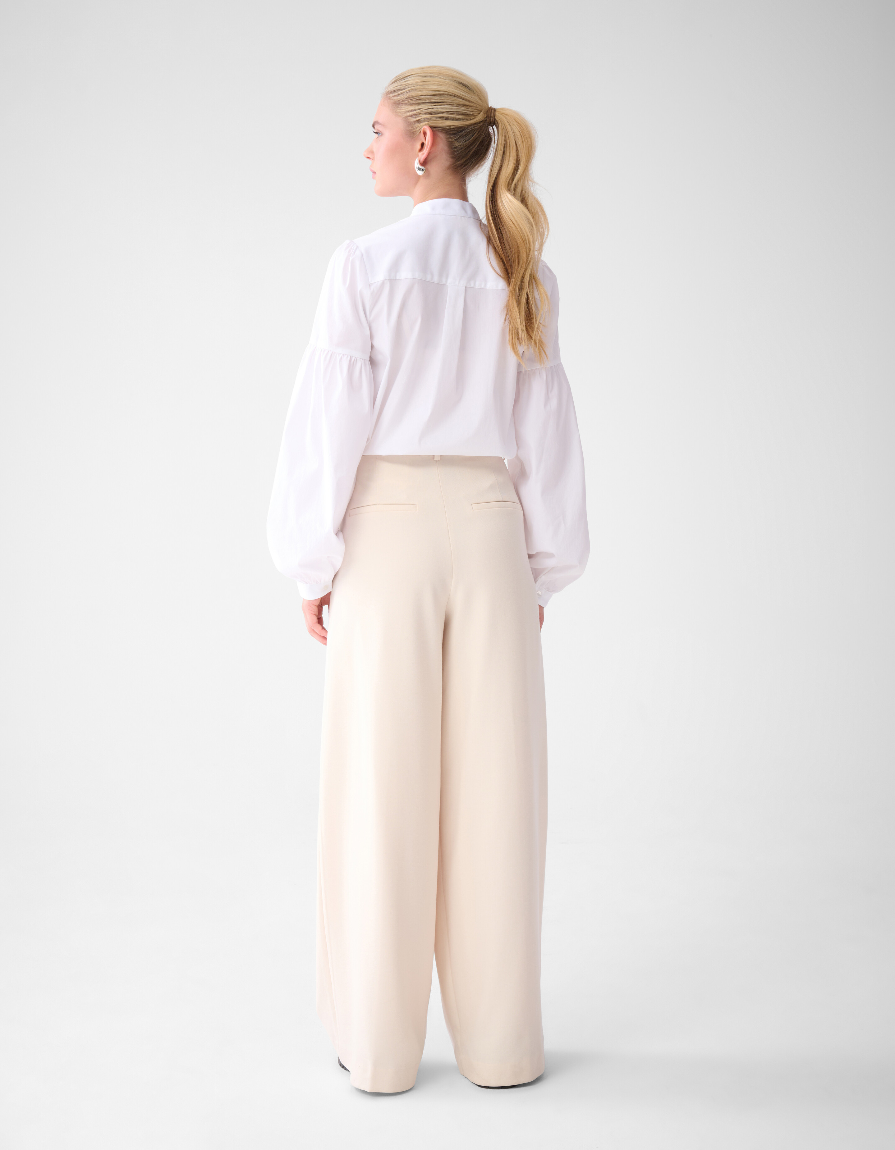 Poplin Blouse Wit By Lonneke SHOEBY WOMEN