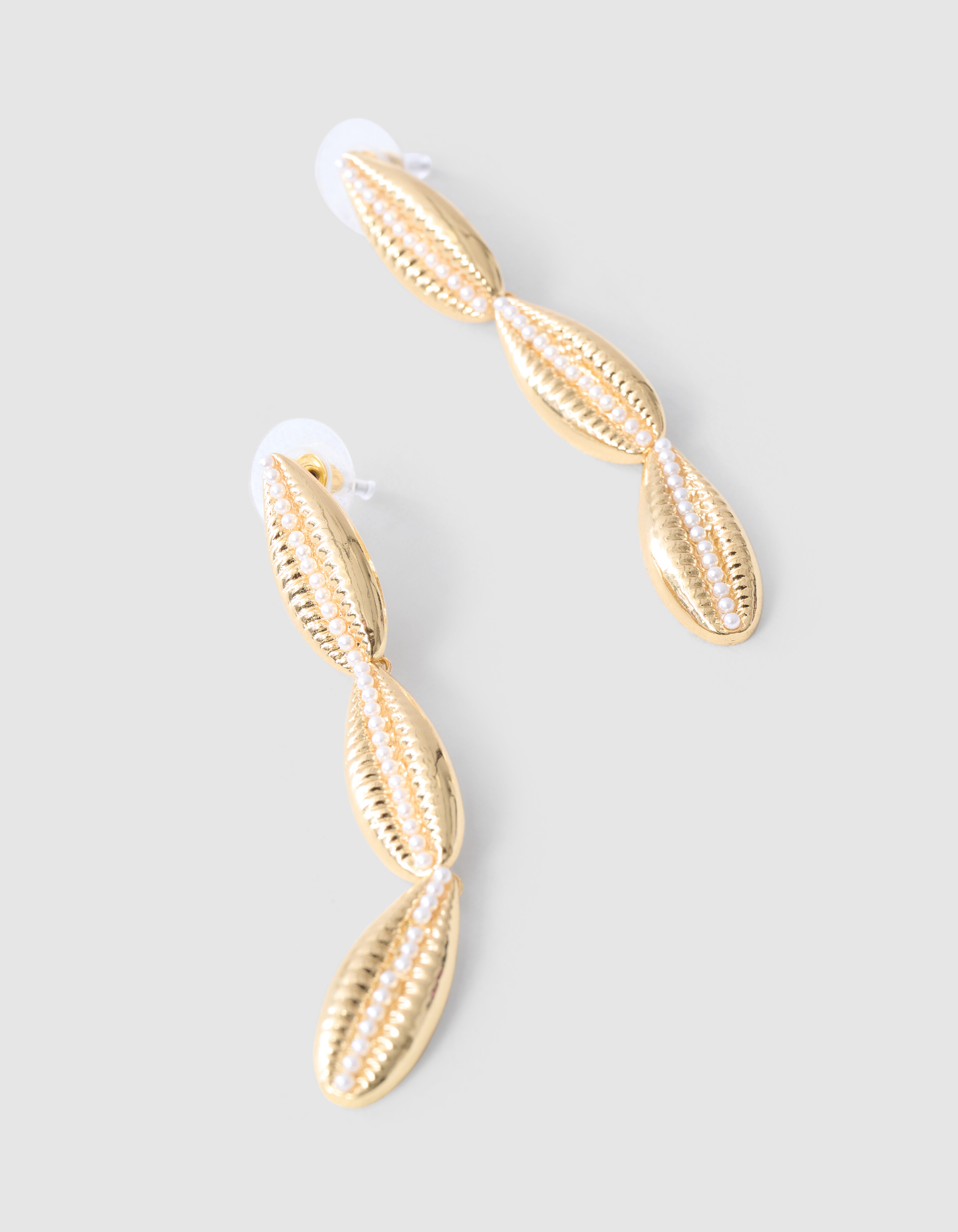 Schelp Oorbellen Goud SHOEBY ACCESSOIRES