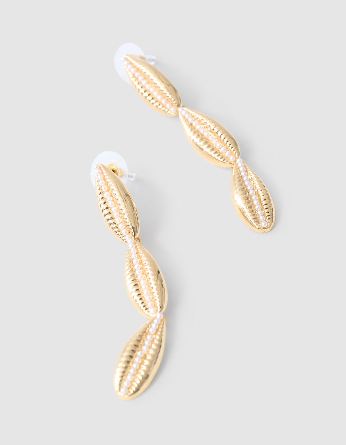 Schelp Oorbellen Goud SHOEBY ACCESSOIRES