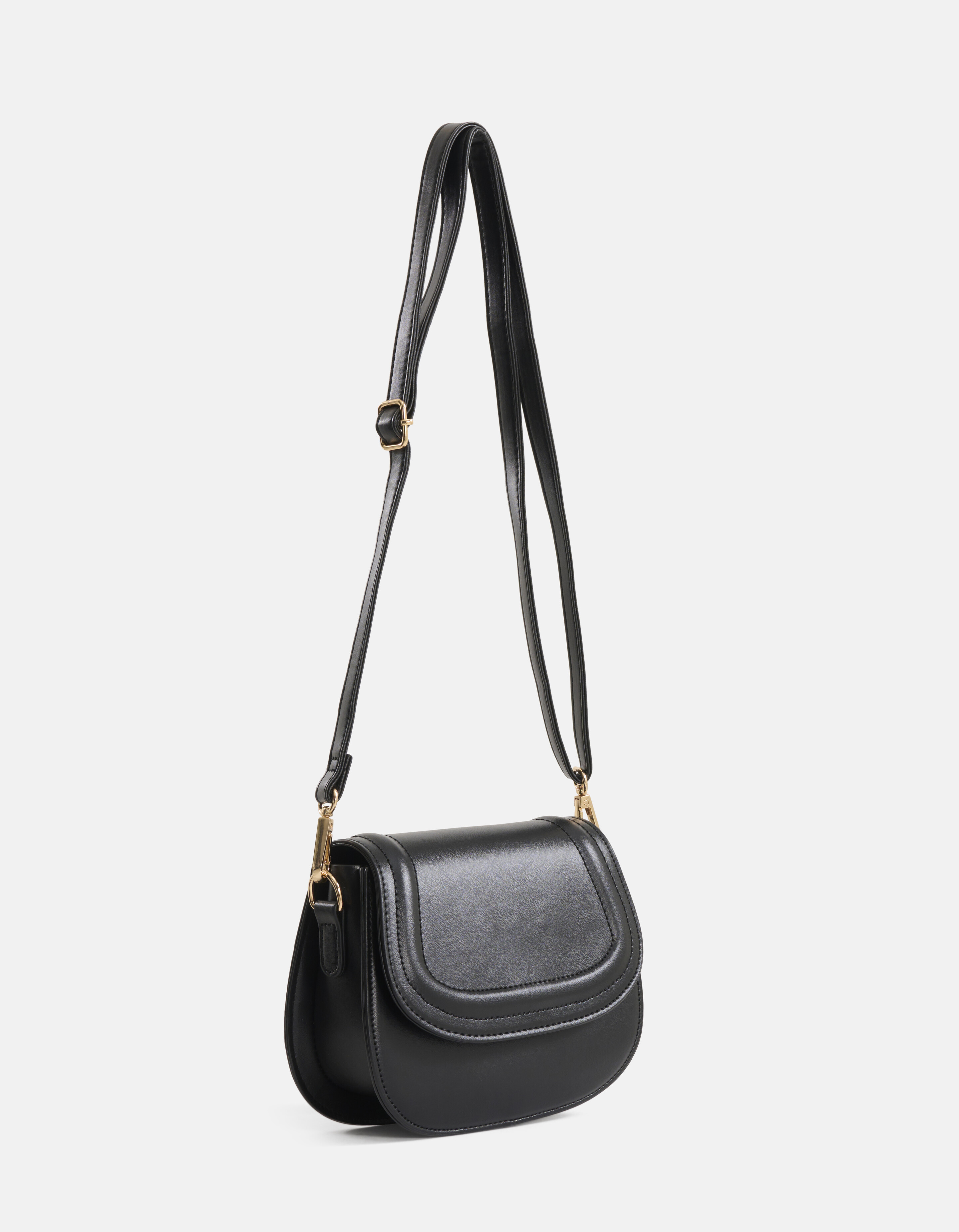Vegan Leren Tas Zwart SHOEBY ACCESSOIRES