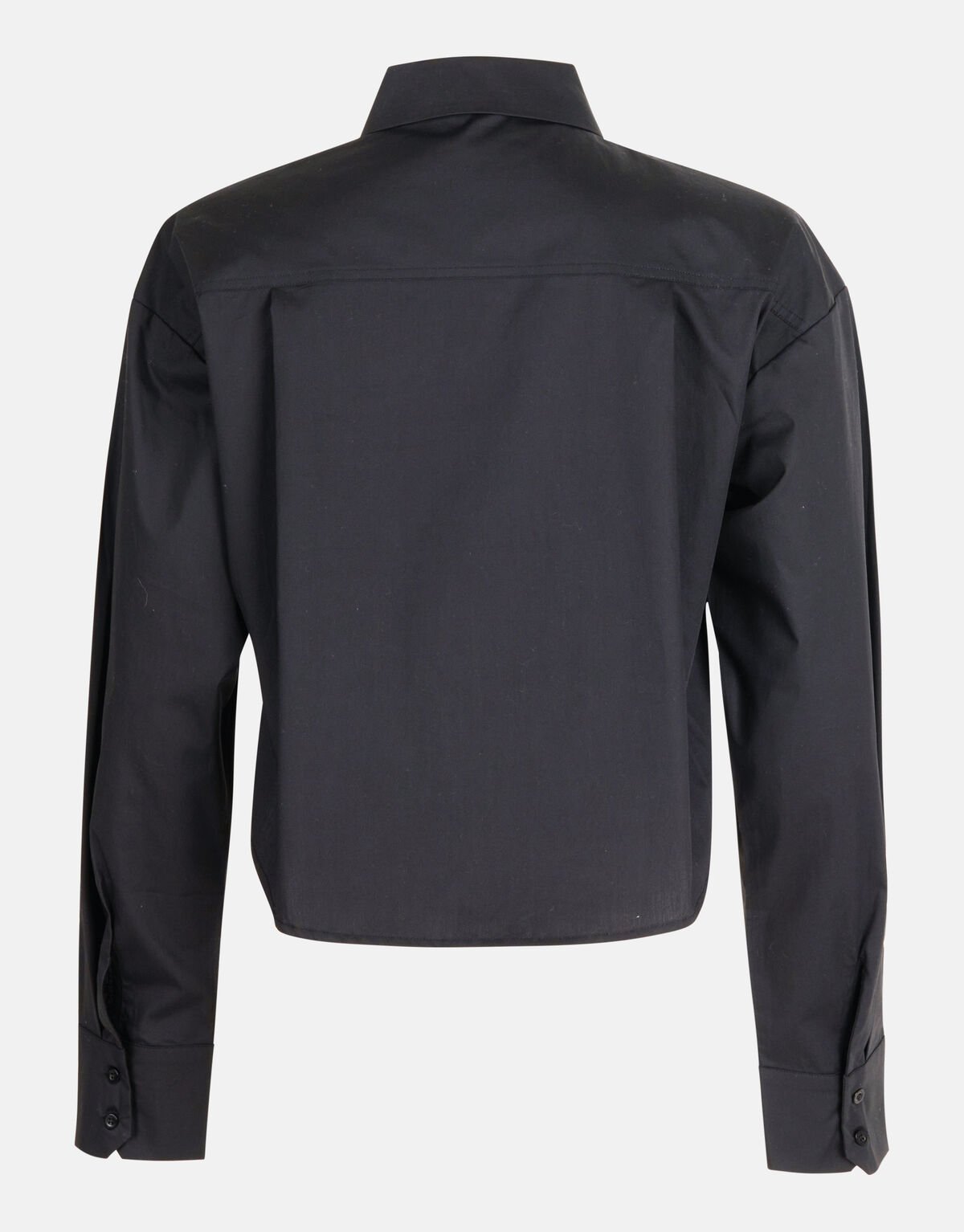 Cropped Blouse Zwart SHOEBY WOMEN