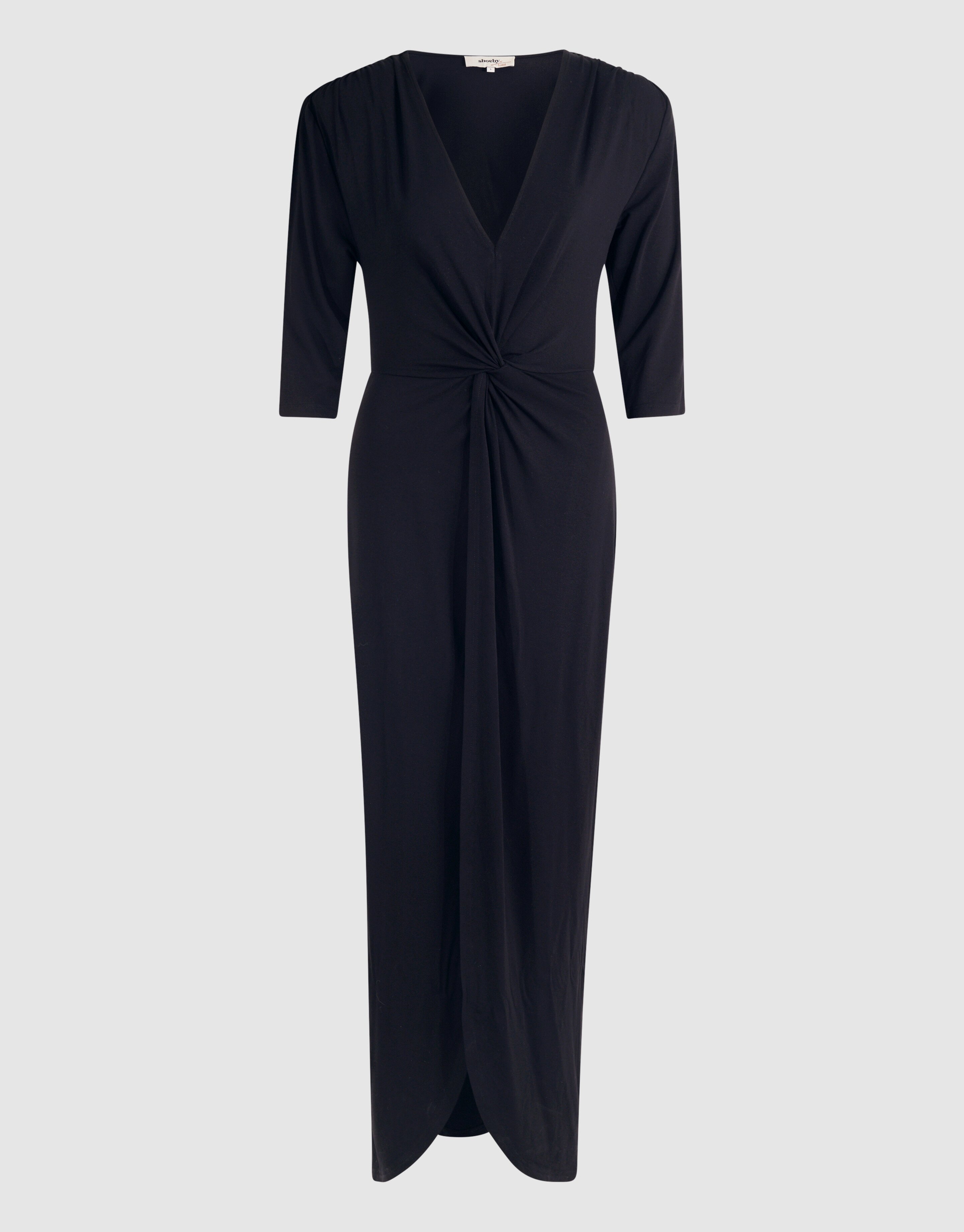 Maxi Jurk Zwart By Fred SHOEBY WOMEN