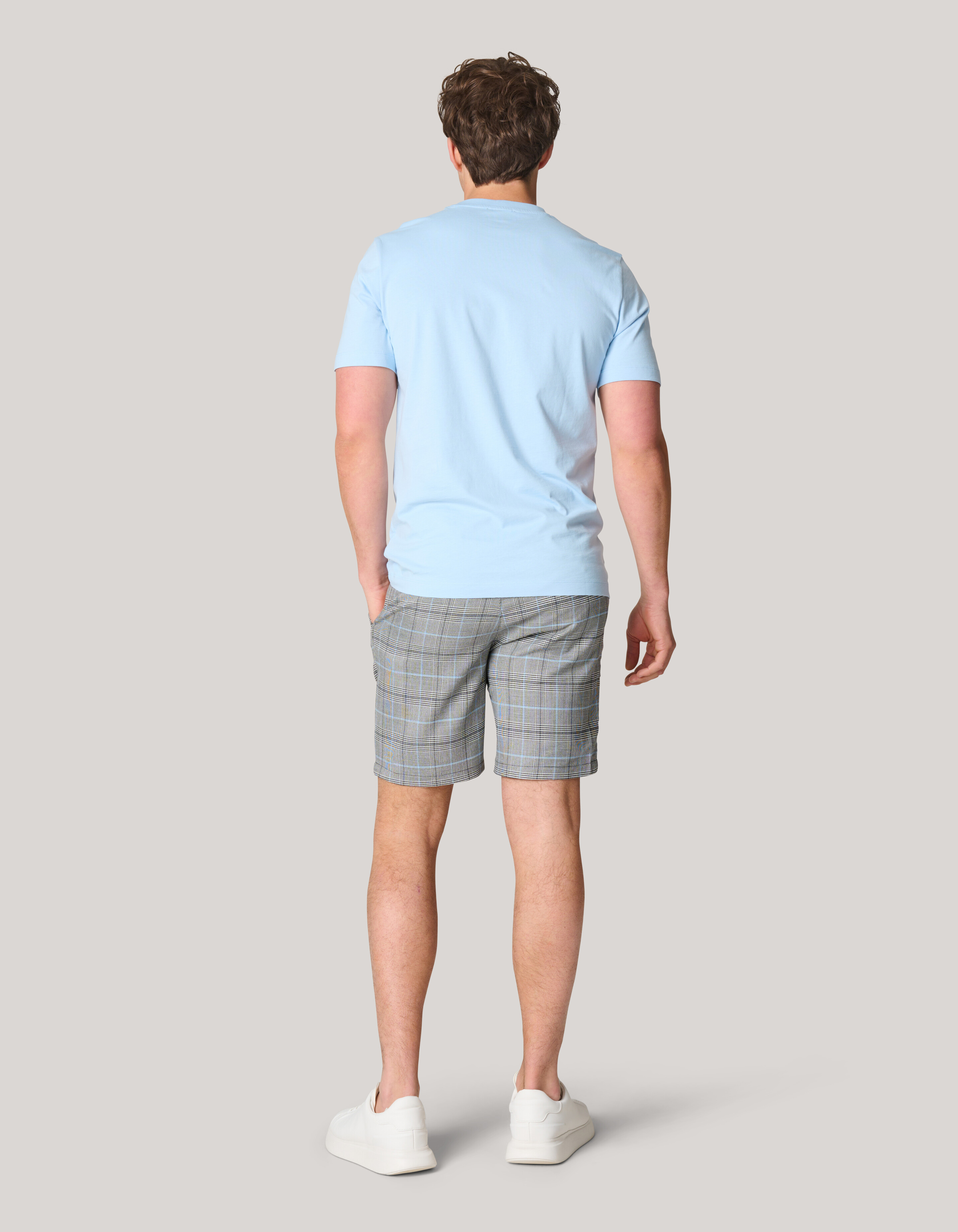 Check Short Grijs SHOEBY MEN