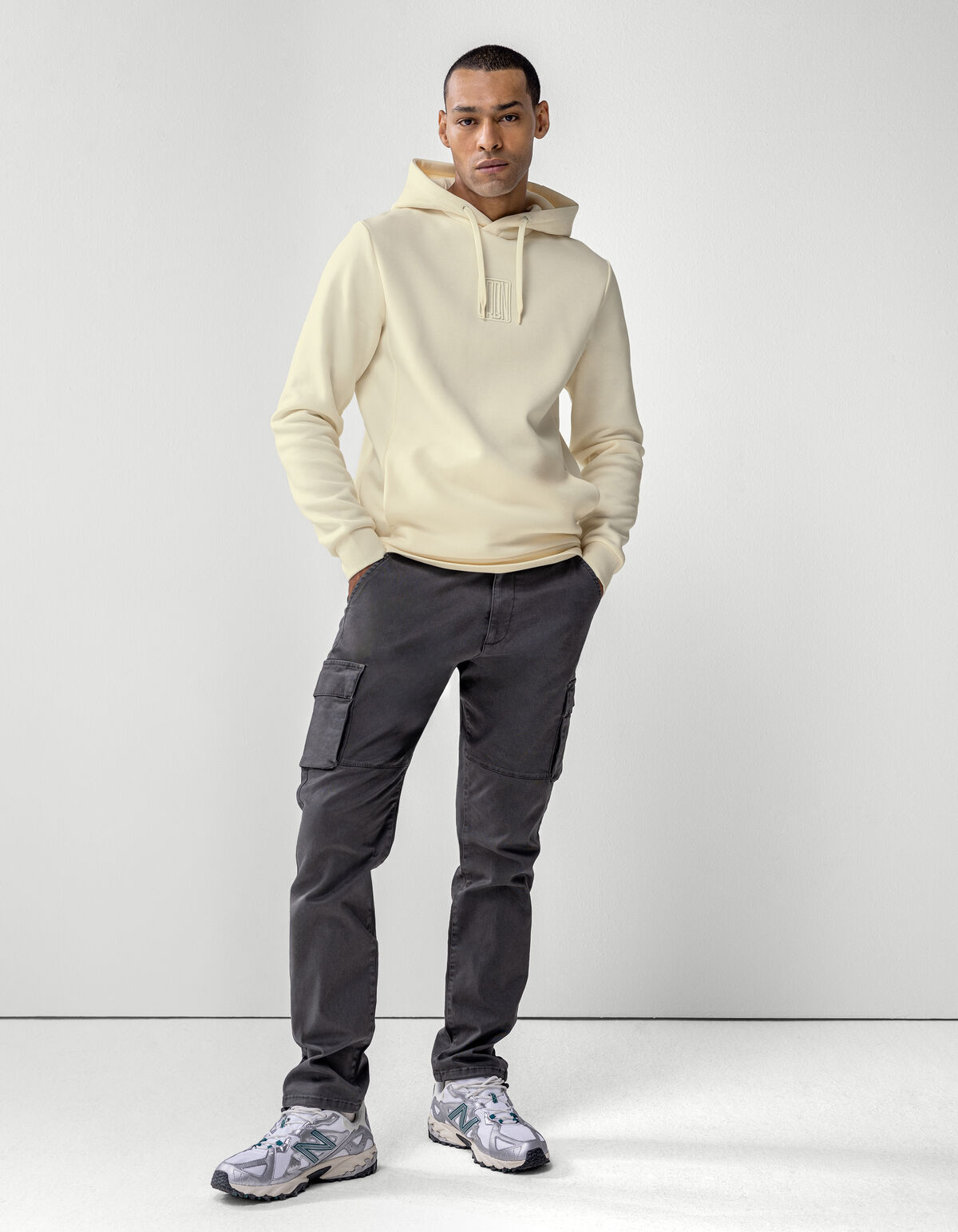 Cargo Broek Donkergrijs SHOEBY MEN