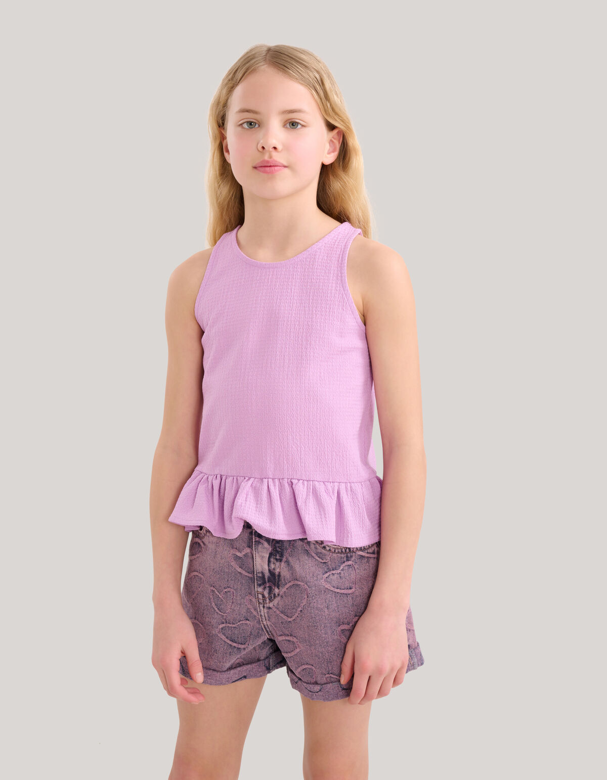 Structuur Singlet Lichtpaars SHOEBY GIRLS