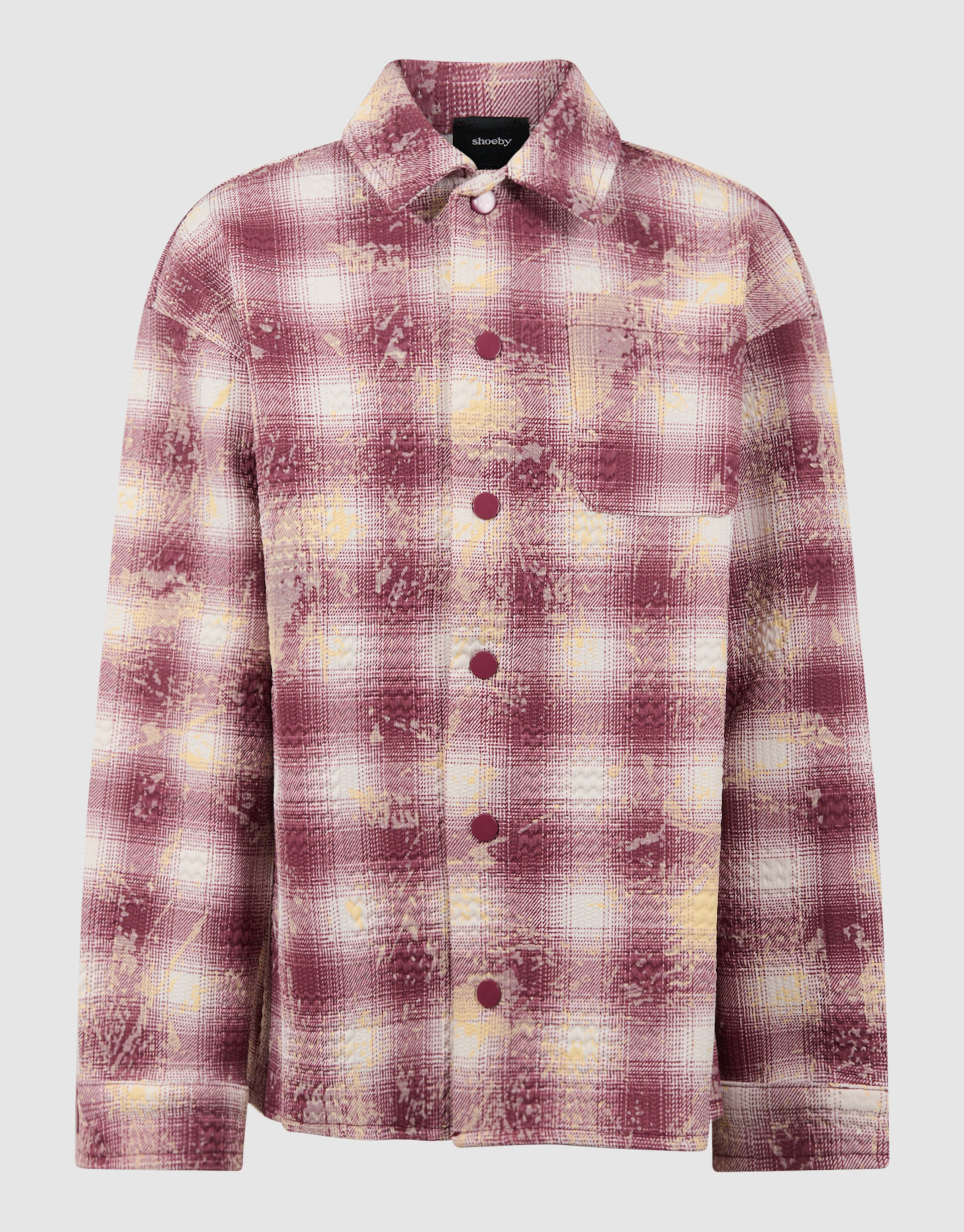 Spetter Ruiten Overshirt Lichtroze SHOEBY BOYS