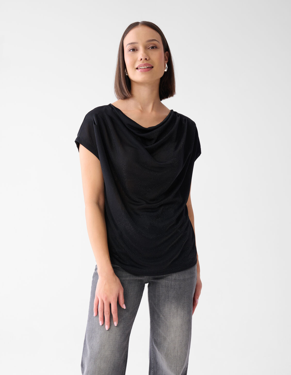 Glitter Top Zwart SHOEBY WOMEN