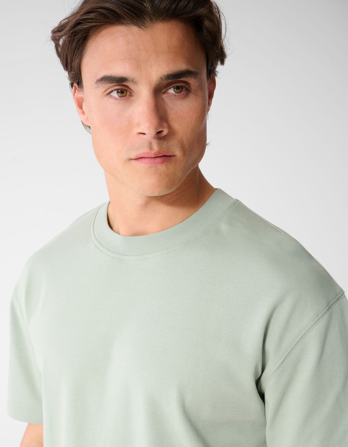 Graphic Spark T-shirt Lichtgroen SHOEBY MEN