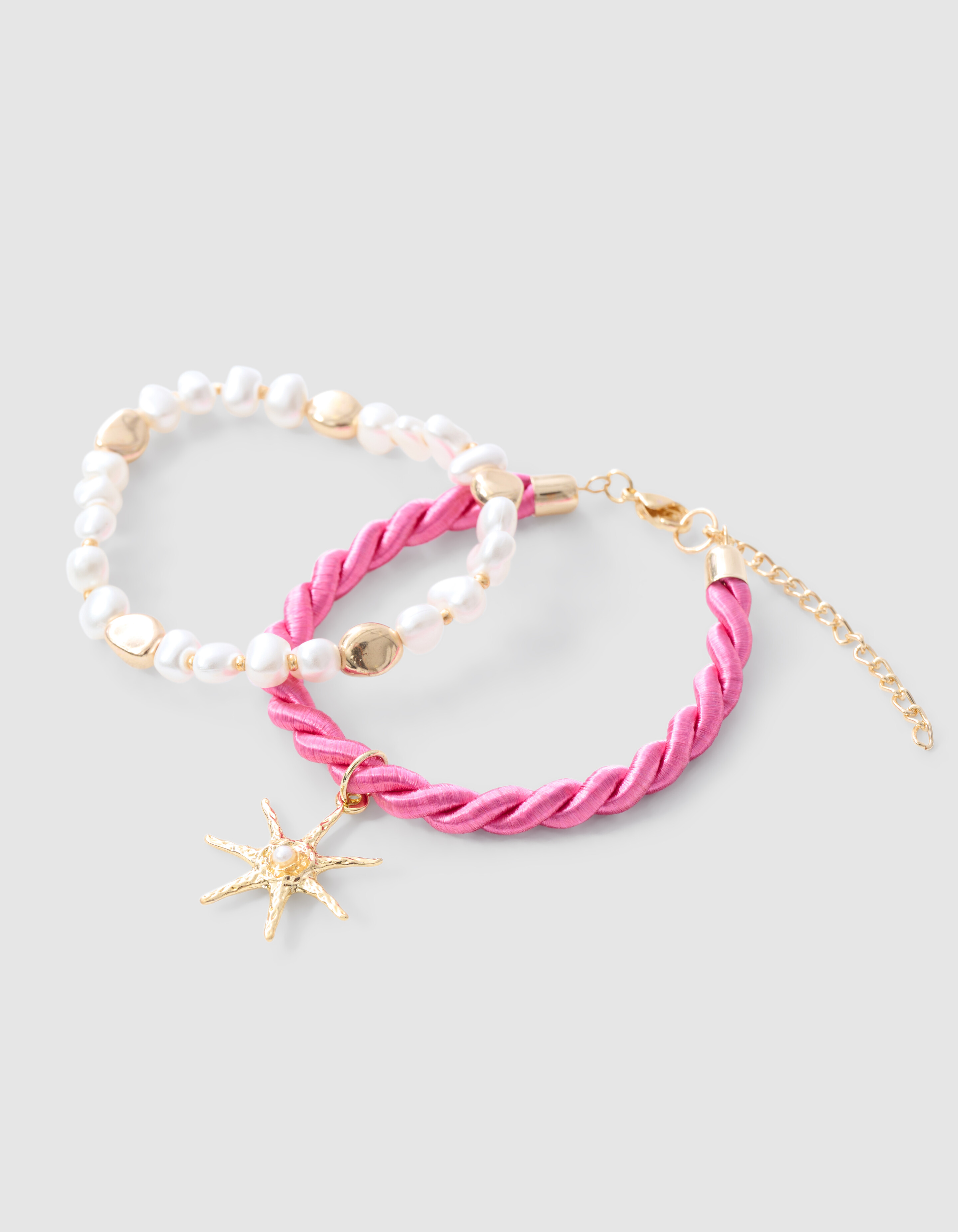 Twisted Armbanden Set Oranje SHOEBY ACCESSOIRES