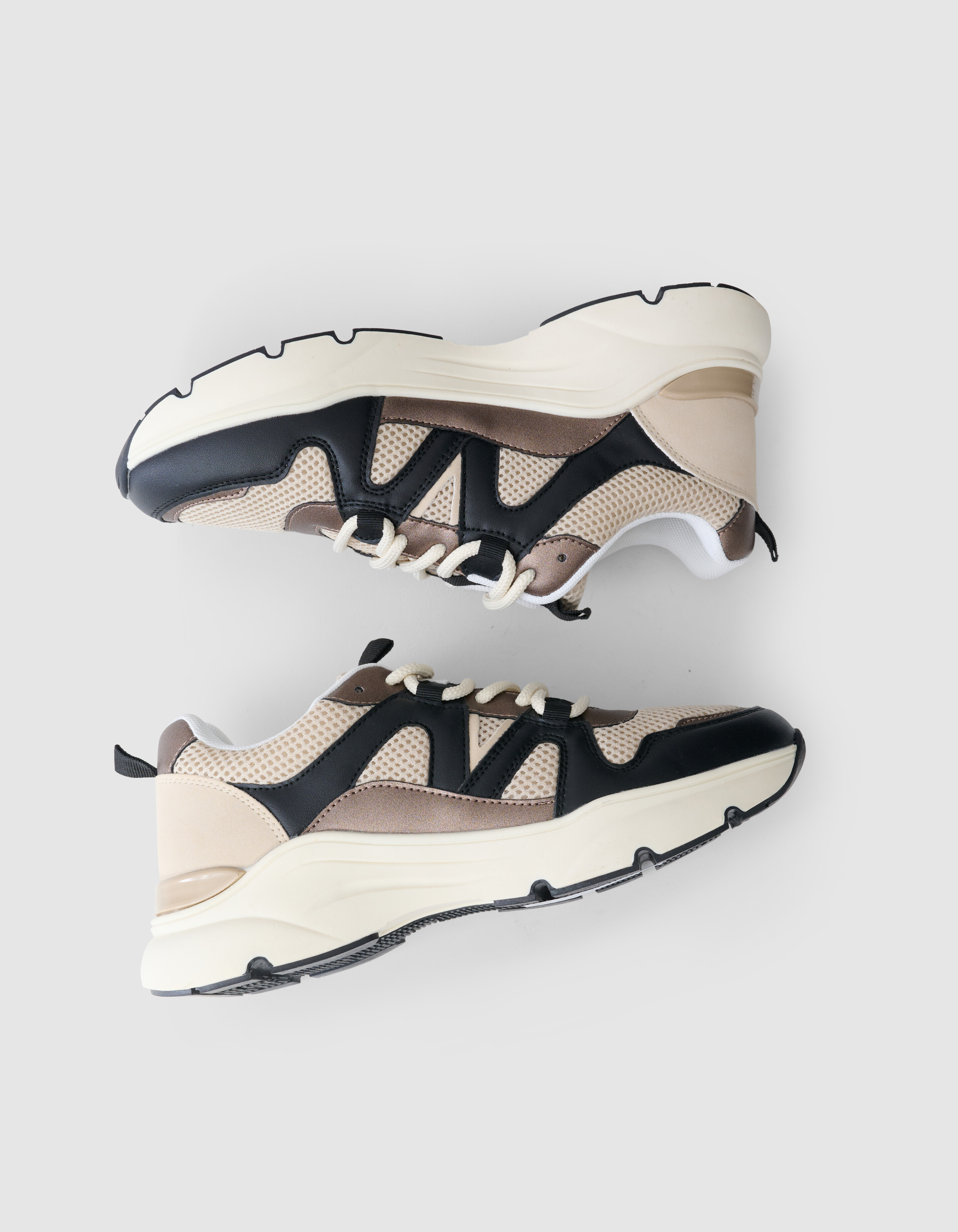 Casual Sneaker Zand/Zwart SHOEBY SHOES