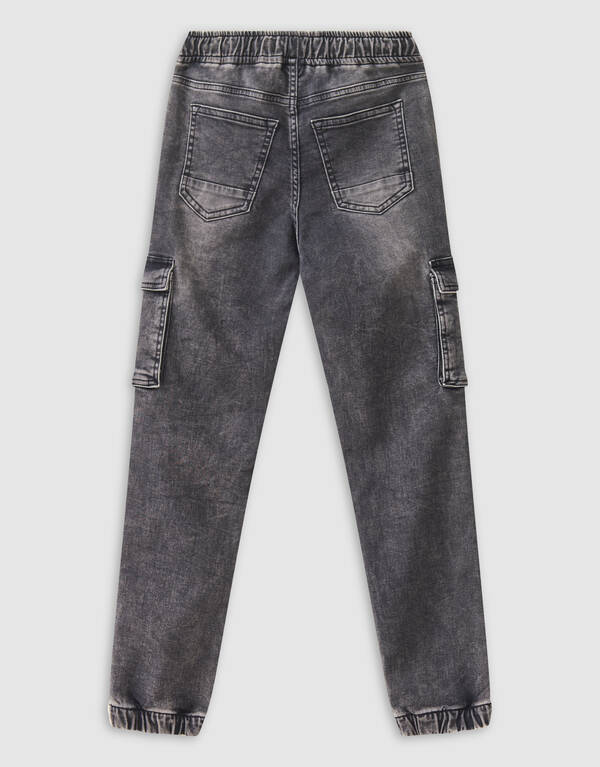Cargo Jog Broek Donkergrijs SHOEBY BOYS