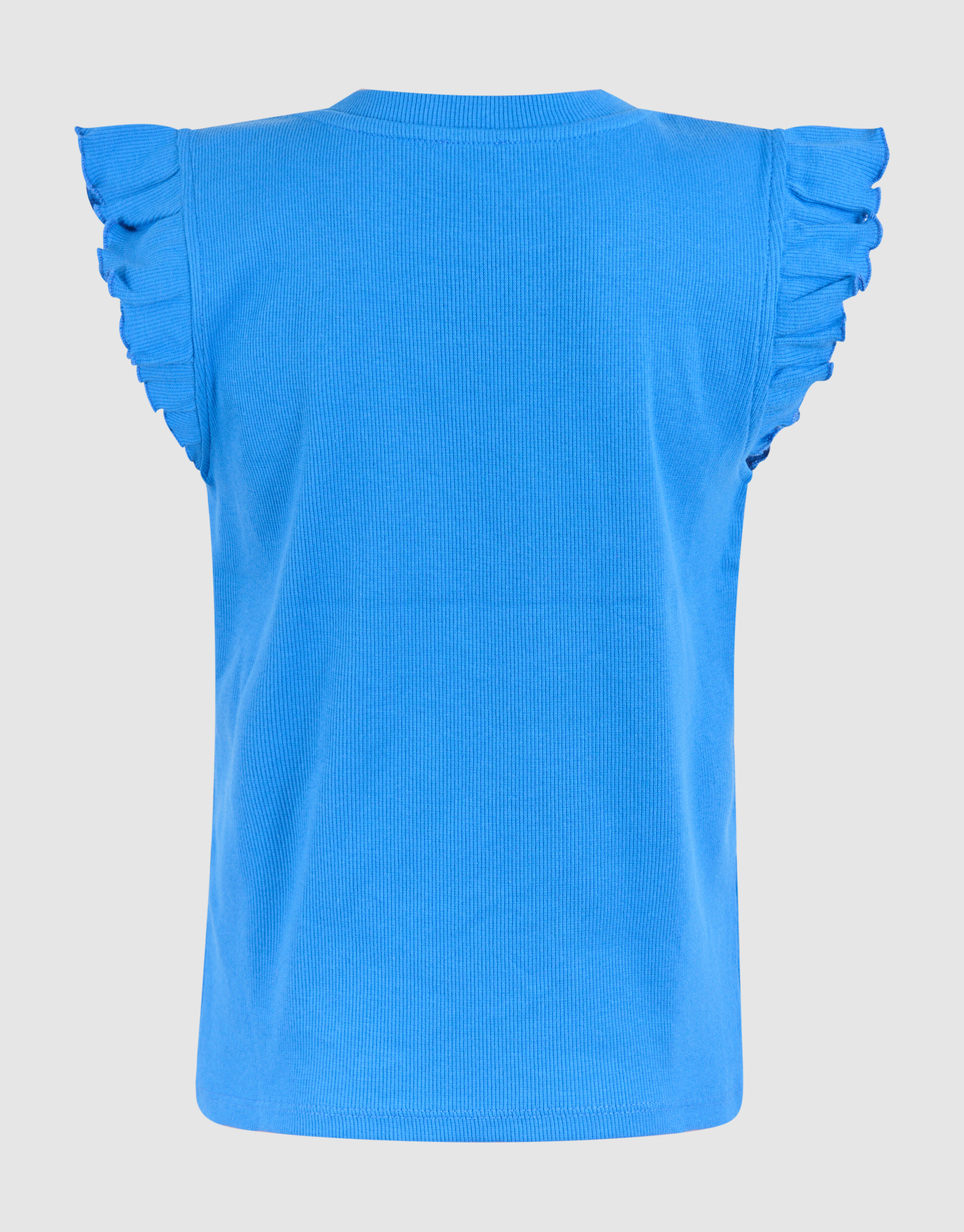 Strass Ruffle Top Blauw SHOEBY GIRLS
