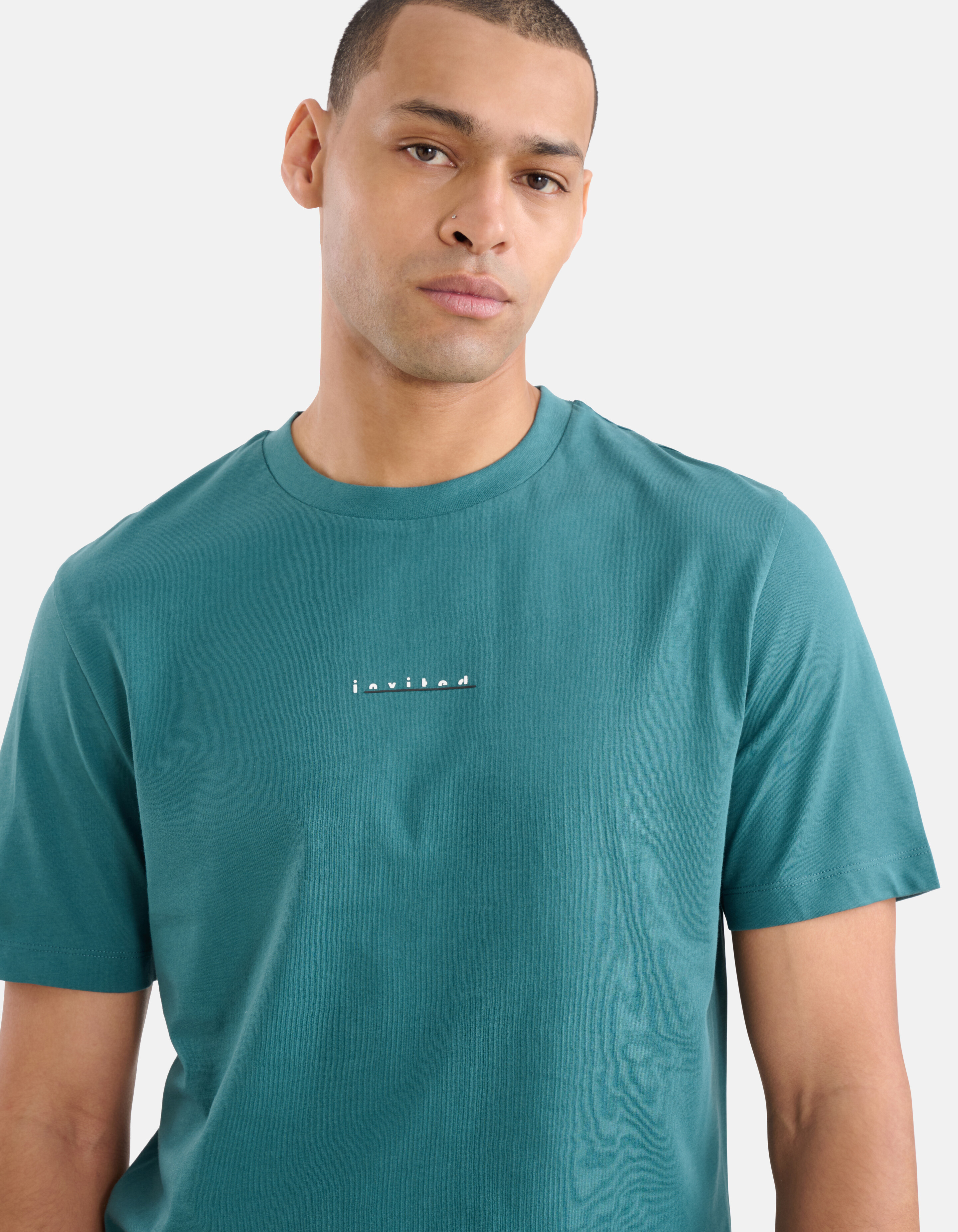 Artwork T-shirt Turquoise SHOEBY MEN