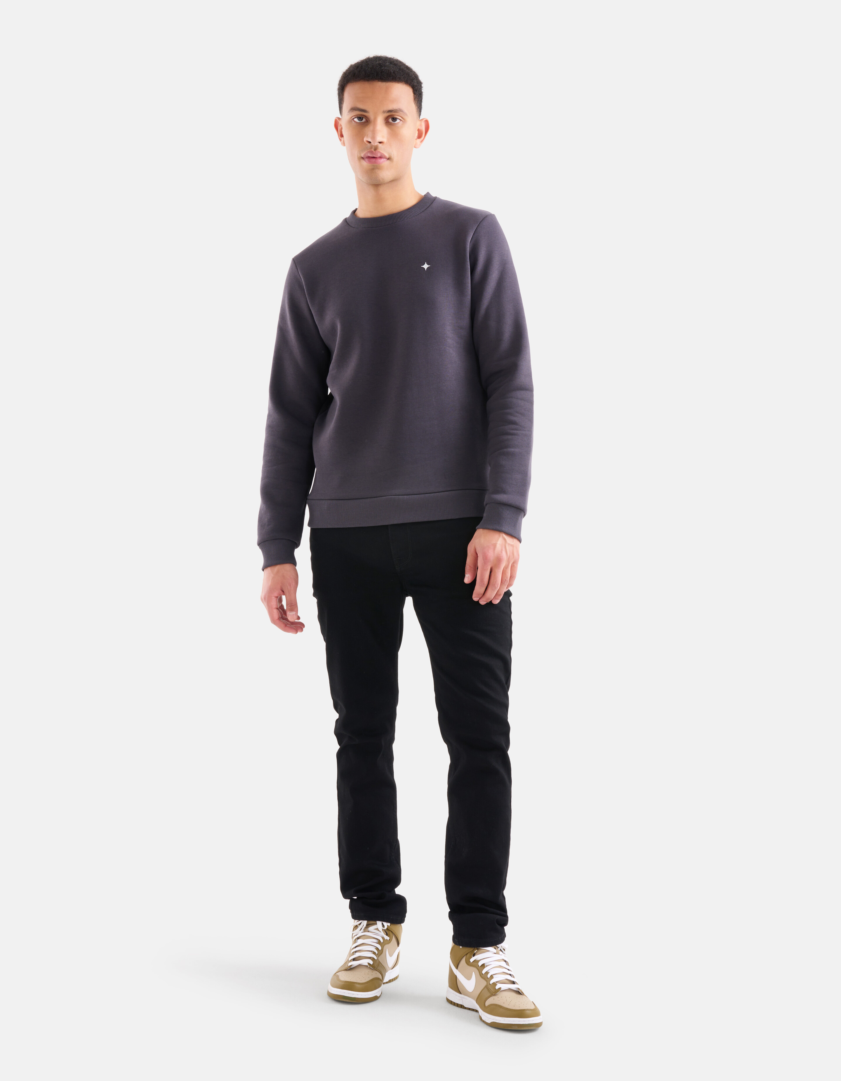 Slim Fit Jeans Zwart L32 SHOEBY MEN