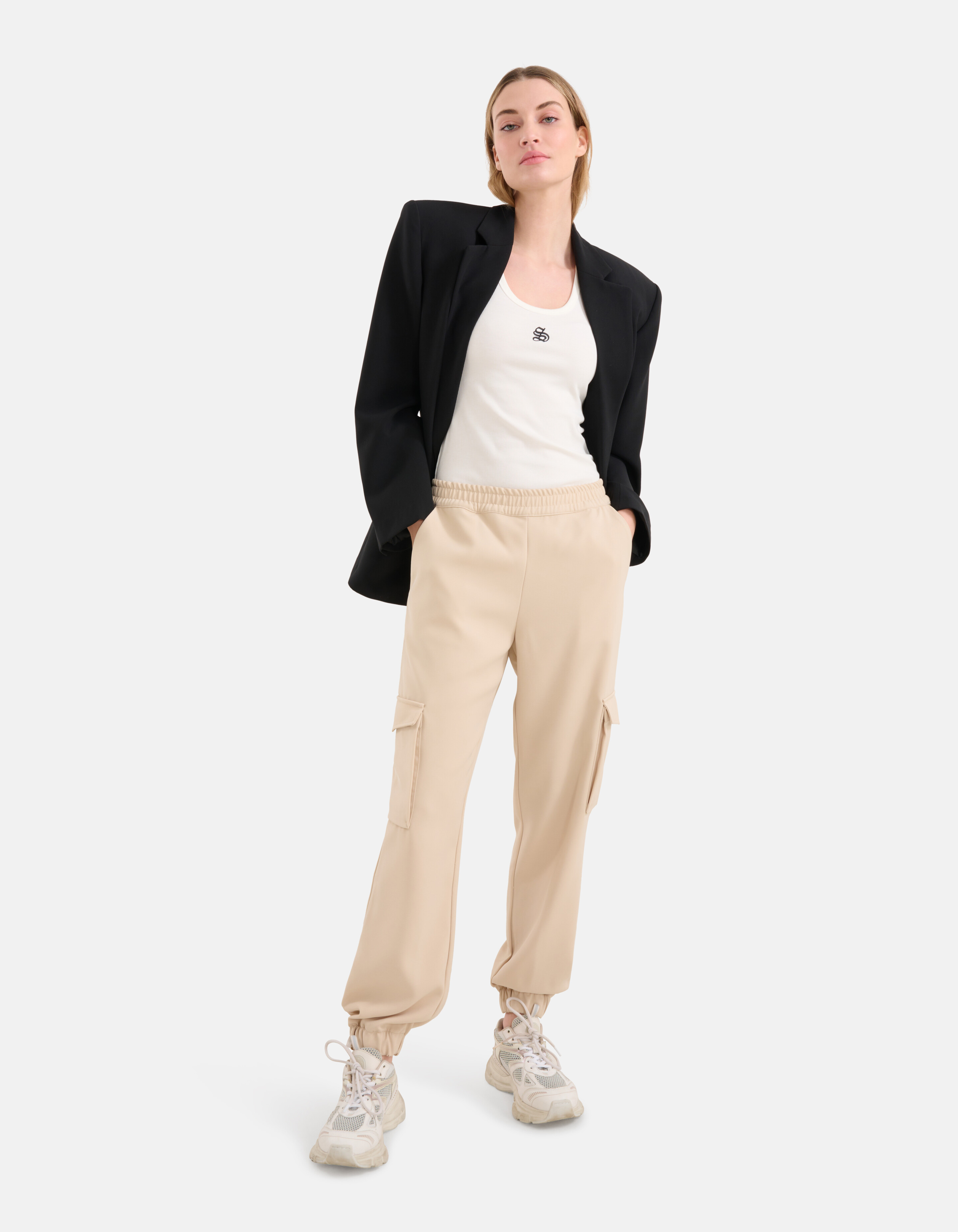 Cargo Broek Beige SHOEBY WOMEN