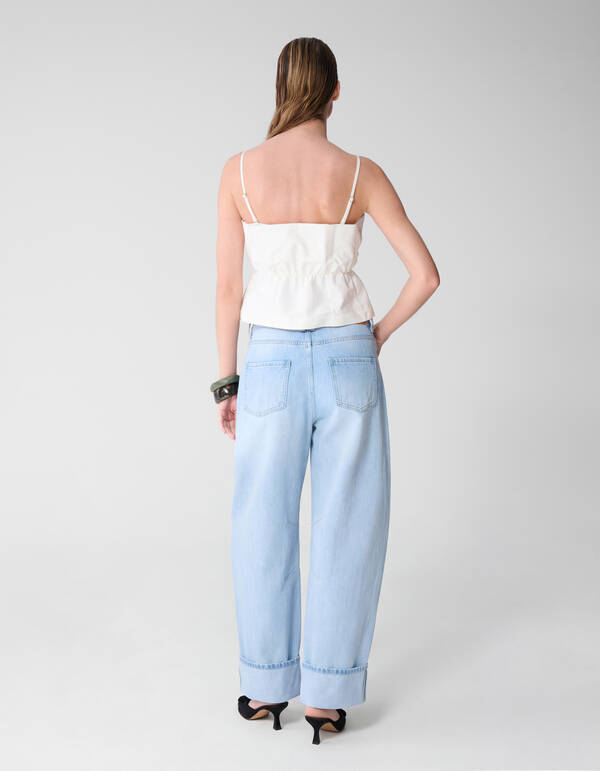 Barrel Fit Jeans Blauw By Lonneke SHOEBY WOMEN