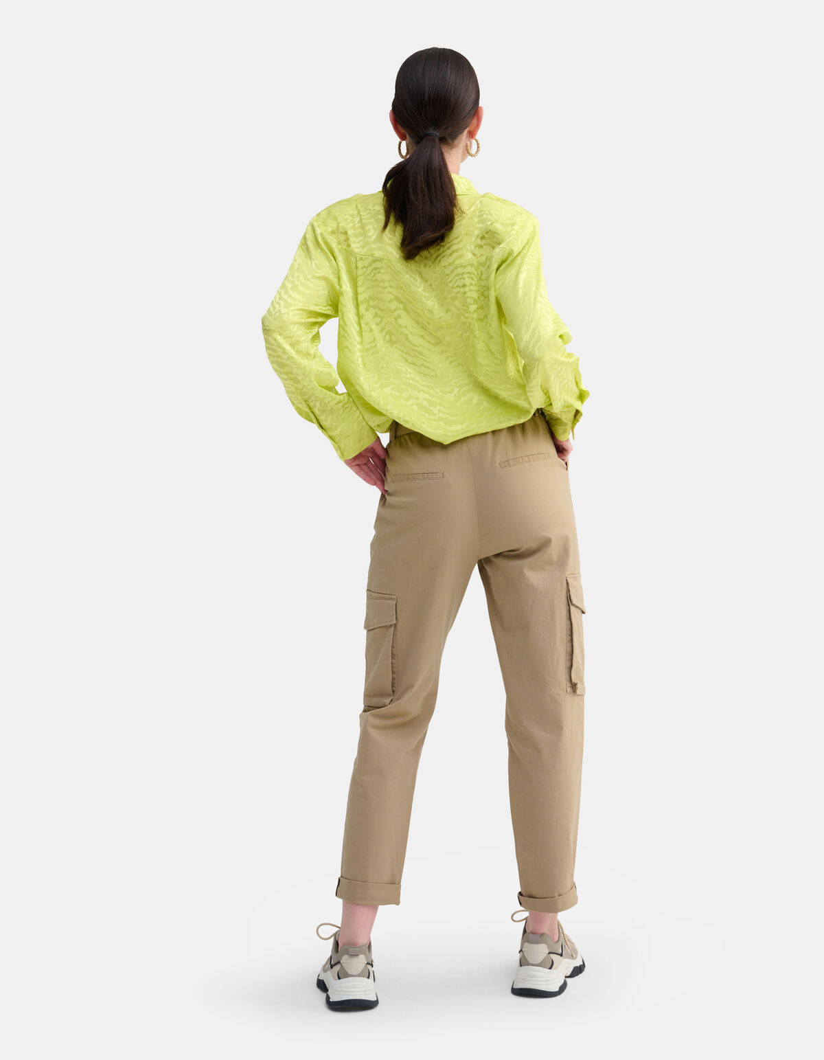 Cargo Broek Beige SHOEBY WOMEN