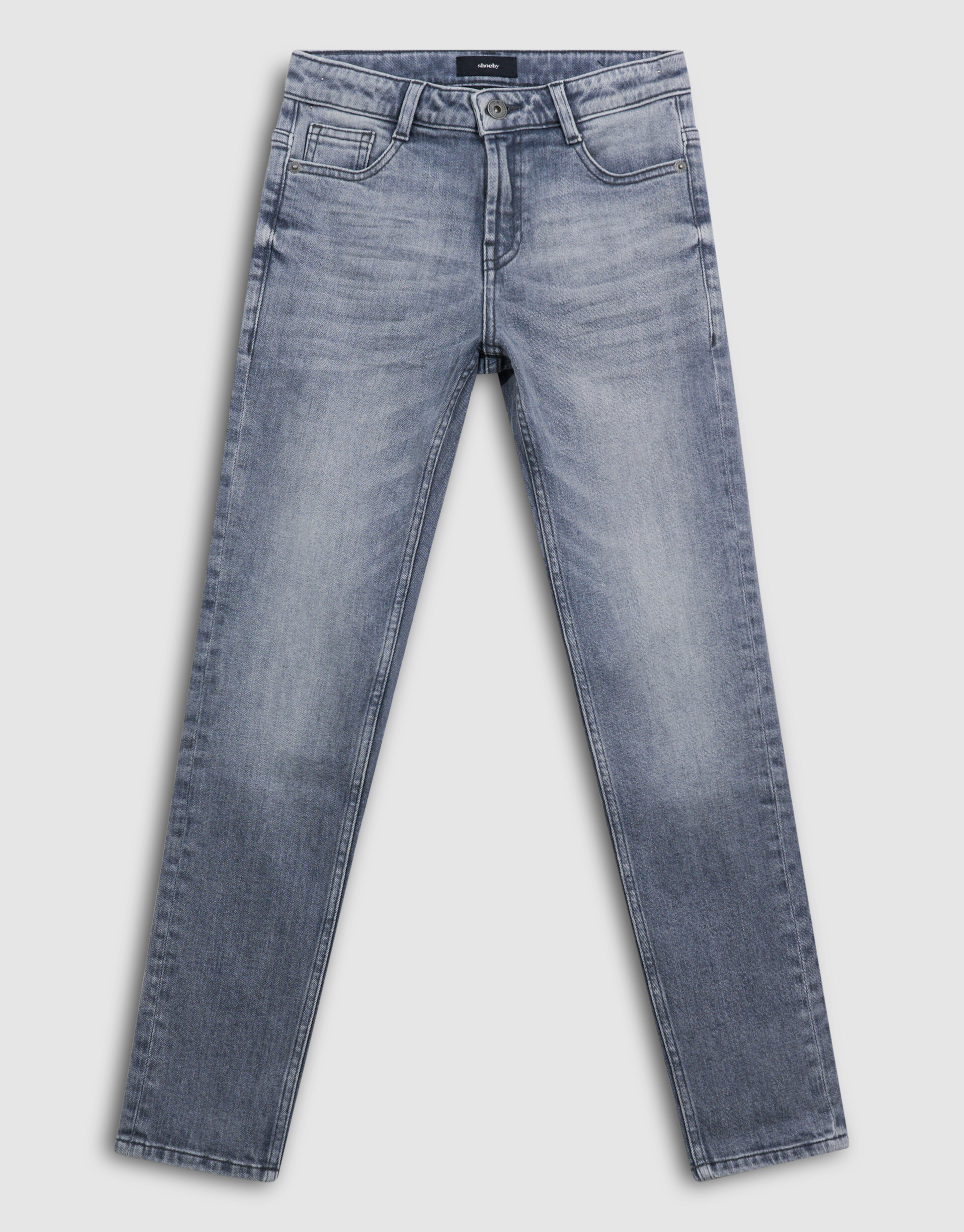 Regular Fit Jeans Grijs SHOEBY BOYS