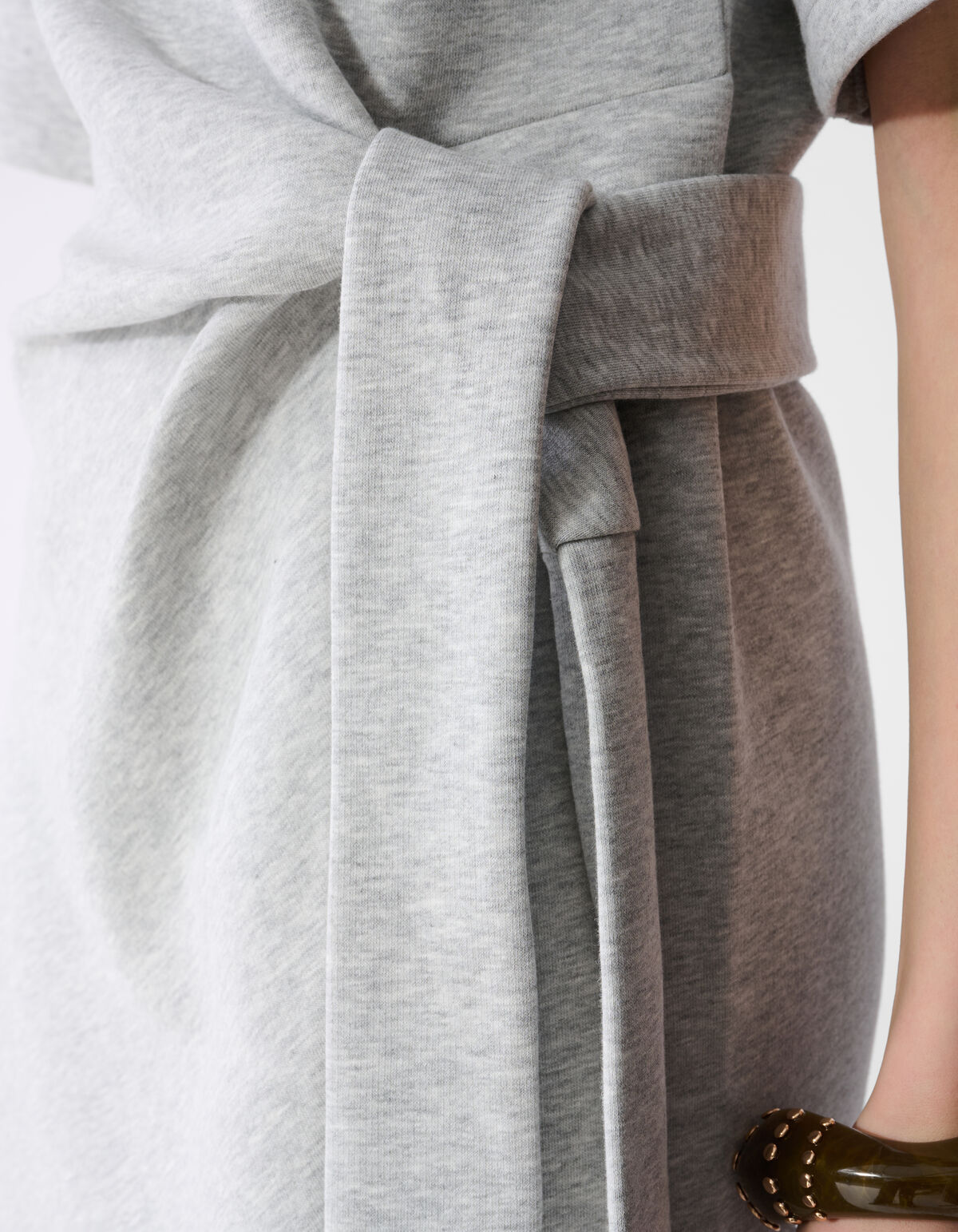 Sweat Maxi Jurk Lichtgrijs SHOEBY WOMEN