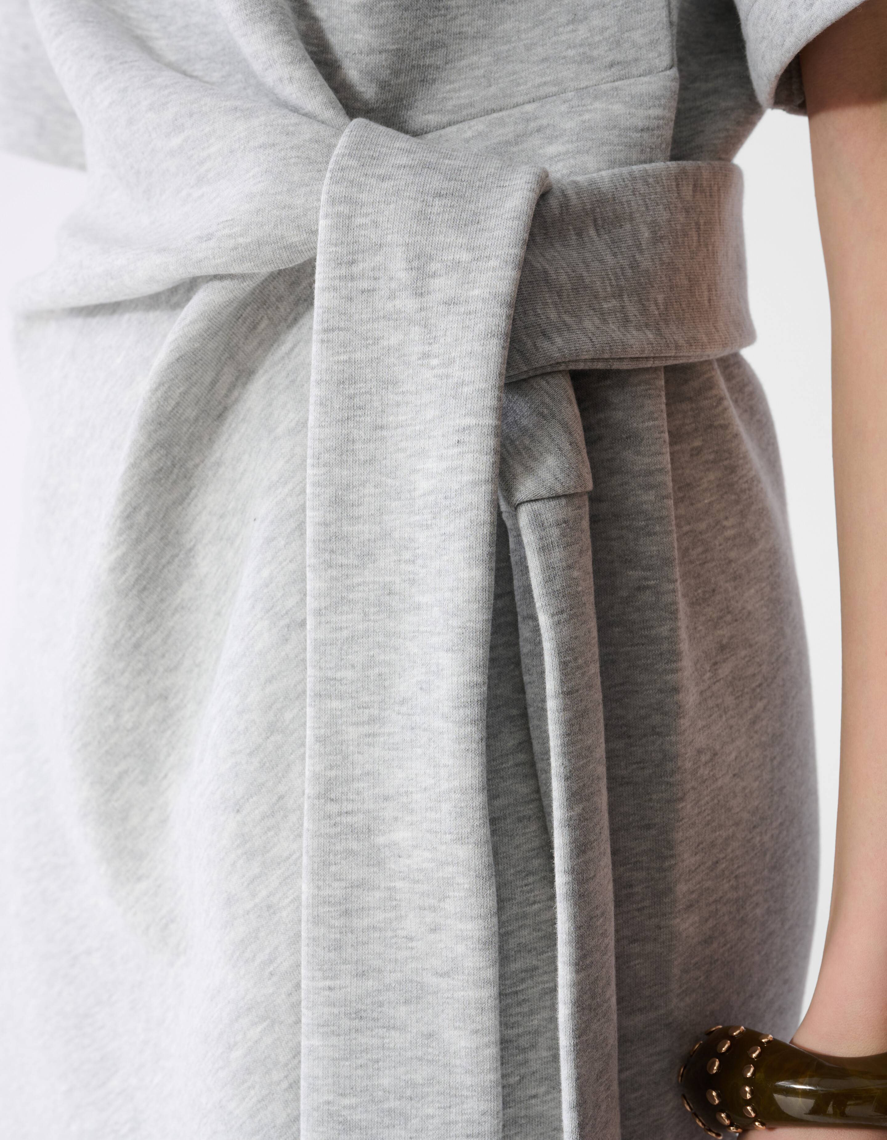 Sweat Maxi Jurk Lichtgrijs SHOEBY WOMEN