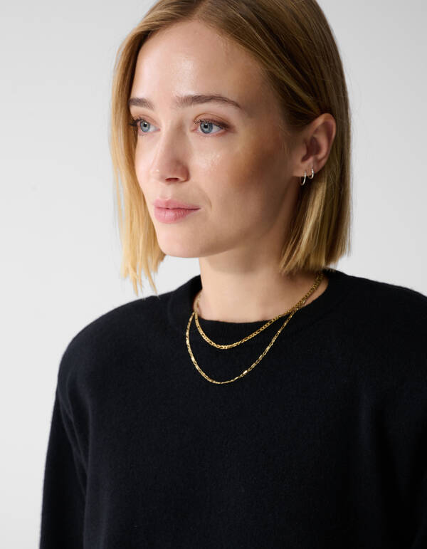 Zachte Gebreide Trui Zwart By Lonneke SHOEBY WOMEN