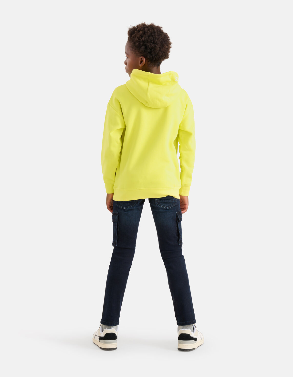 Basis Hoodie Geel SHOEBY BOYS