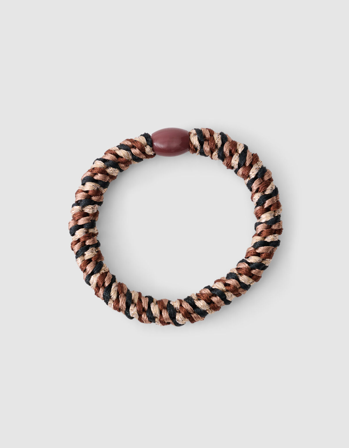 Lurex Haarelastiek Bruin SHOEBY ACCESSOIRES