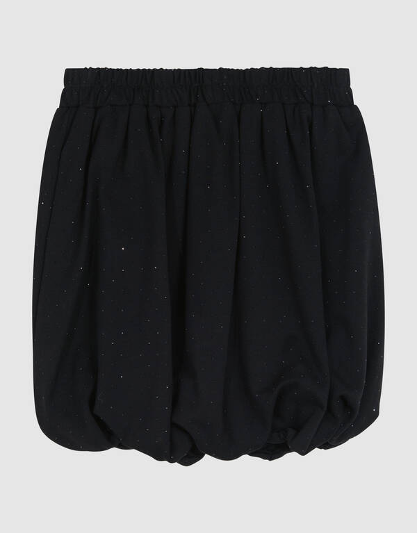 Strass Balloon Mini Rok Zwart SHOEBY GIRLS