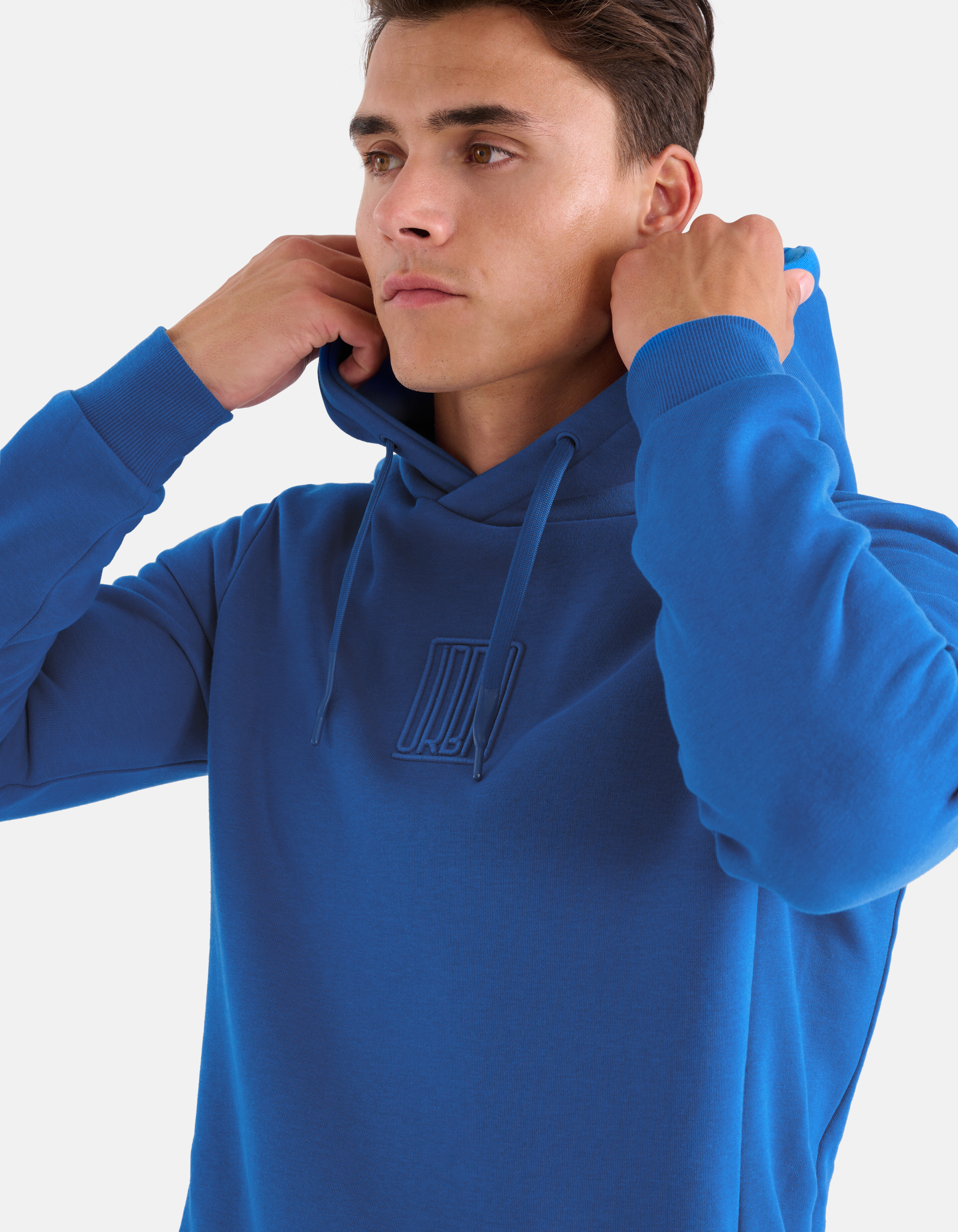 Embroidery Hoodie Blauw SHOEBY MEN