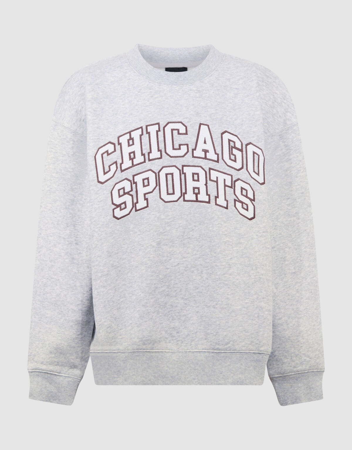 Chicago Artwork Sweater Lichtgrijs SHOEBY BOYS