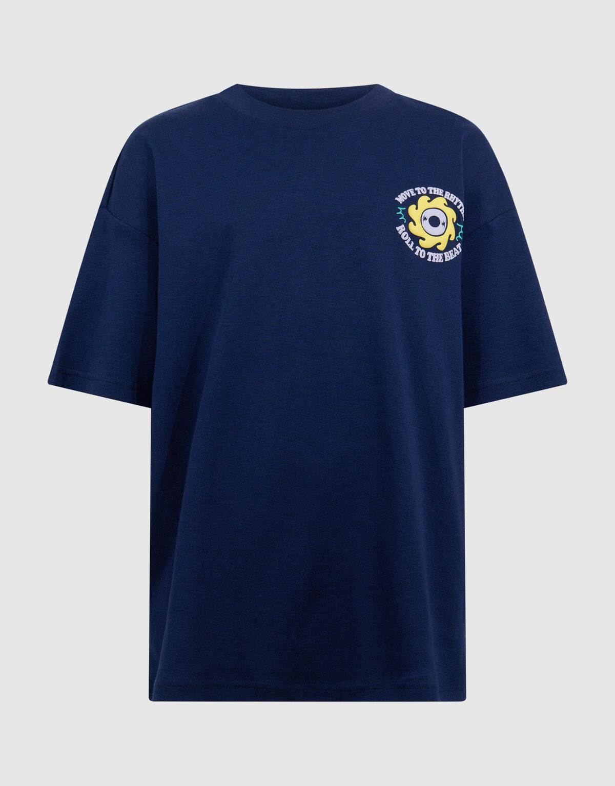 Rythm Artwork T-shirt Donkerblauw SHOEBY BOYS