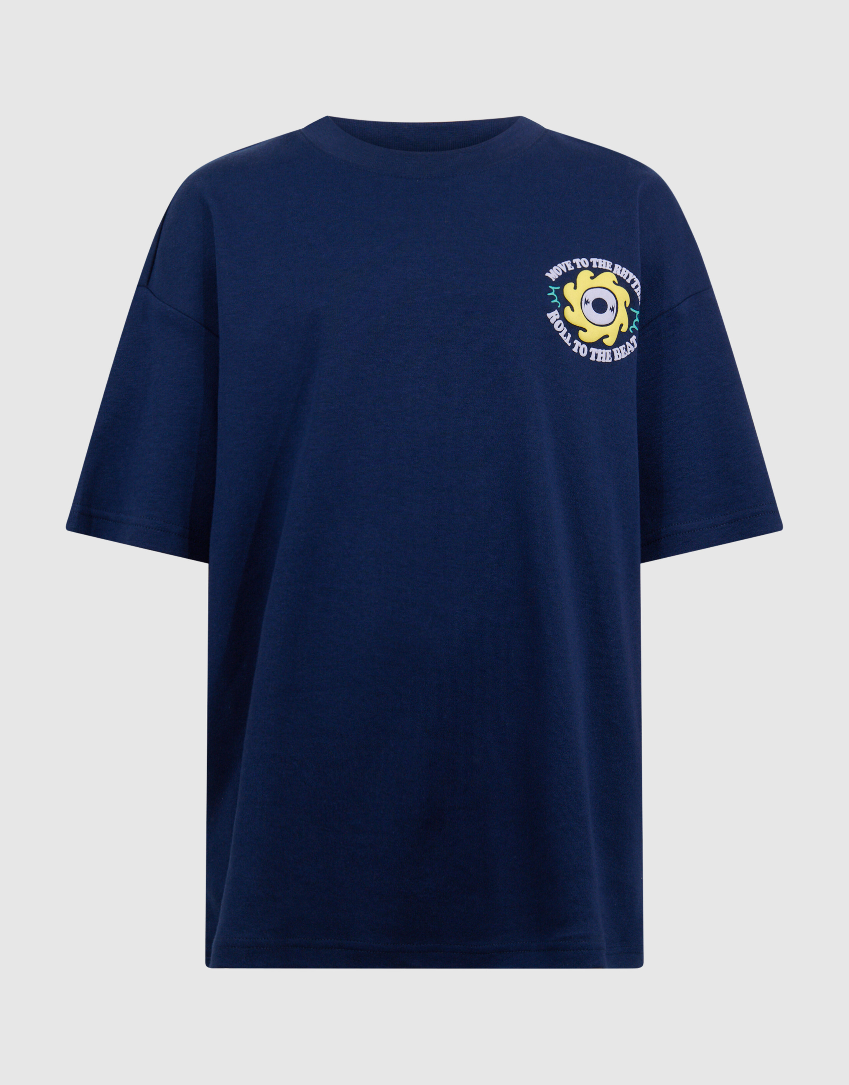 Rythm Artwork T-shirt Donkerblauw SHOEBY BOYS