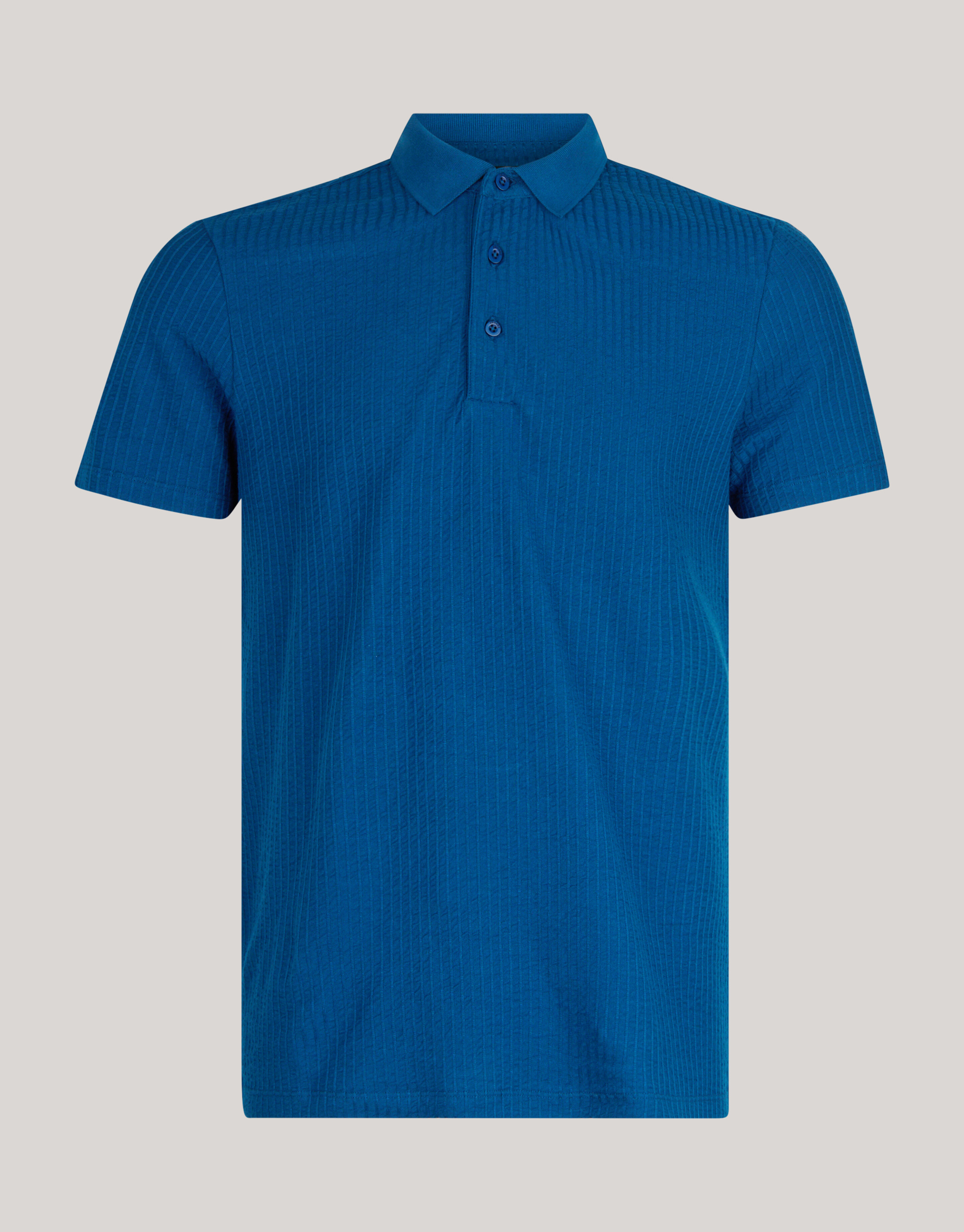 Structuur Polo Blauw SHOEBY MEN
