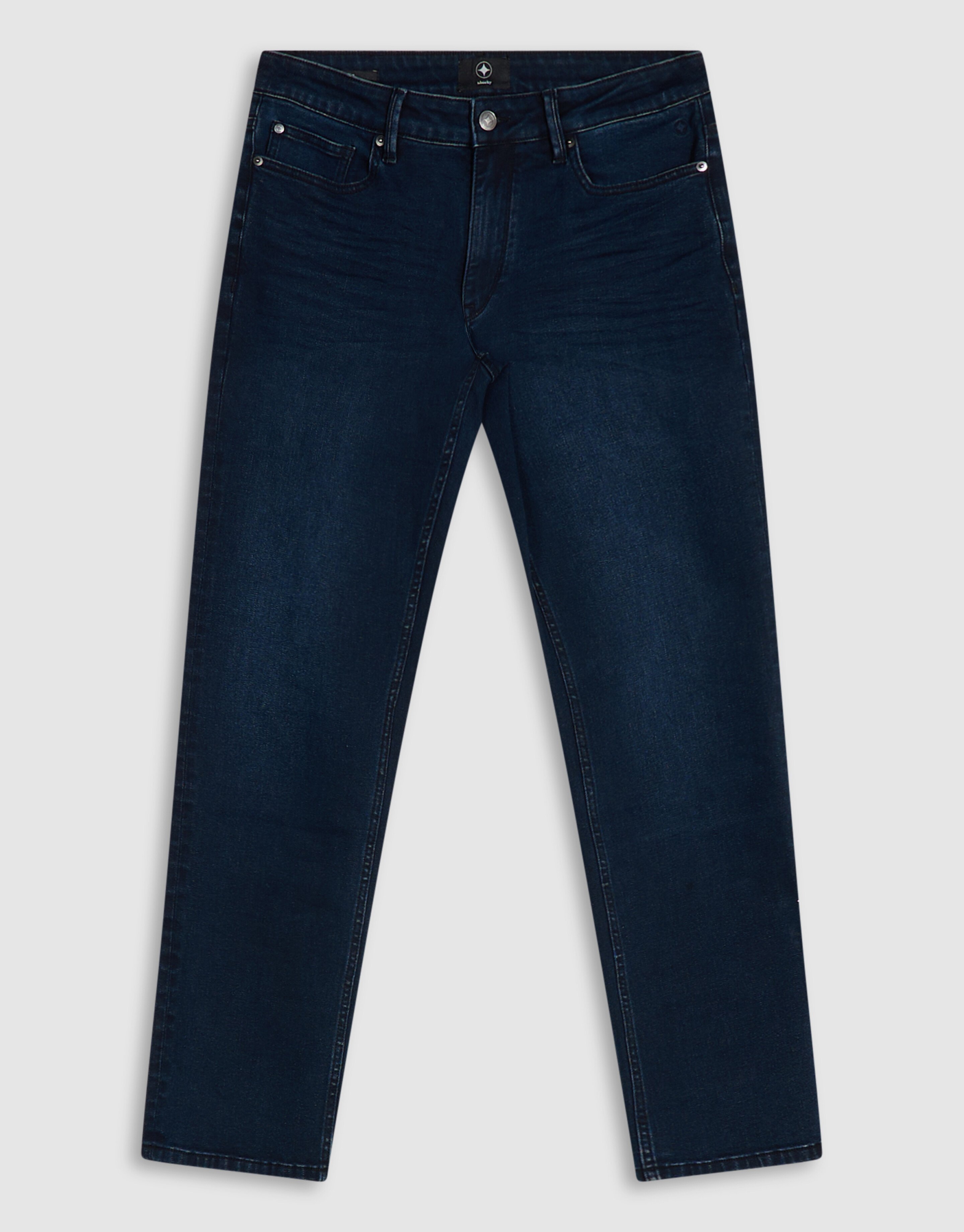 Slim Fit Jeans Blauw/Zwart L32 SHOEBY MEN