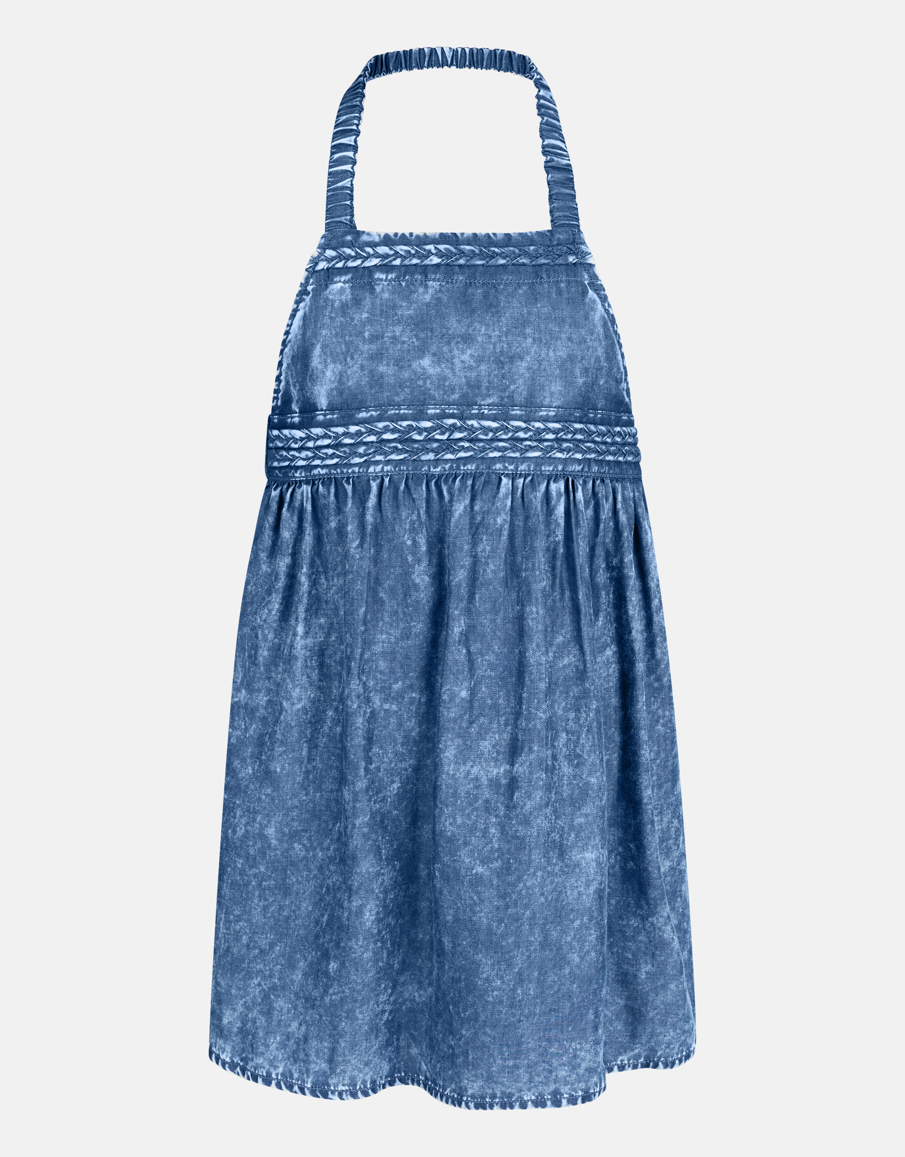 Braided Jurk Lichtblauw SHOEBY GIRLS