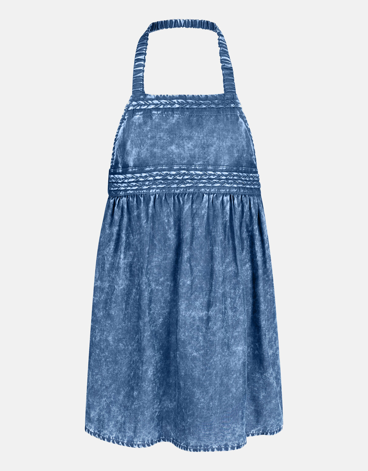 Braided Jurk Lichtblauw SHOEBY GIRLS